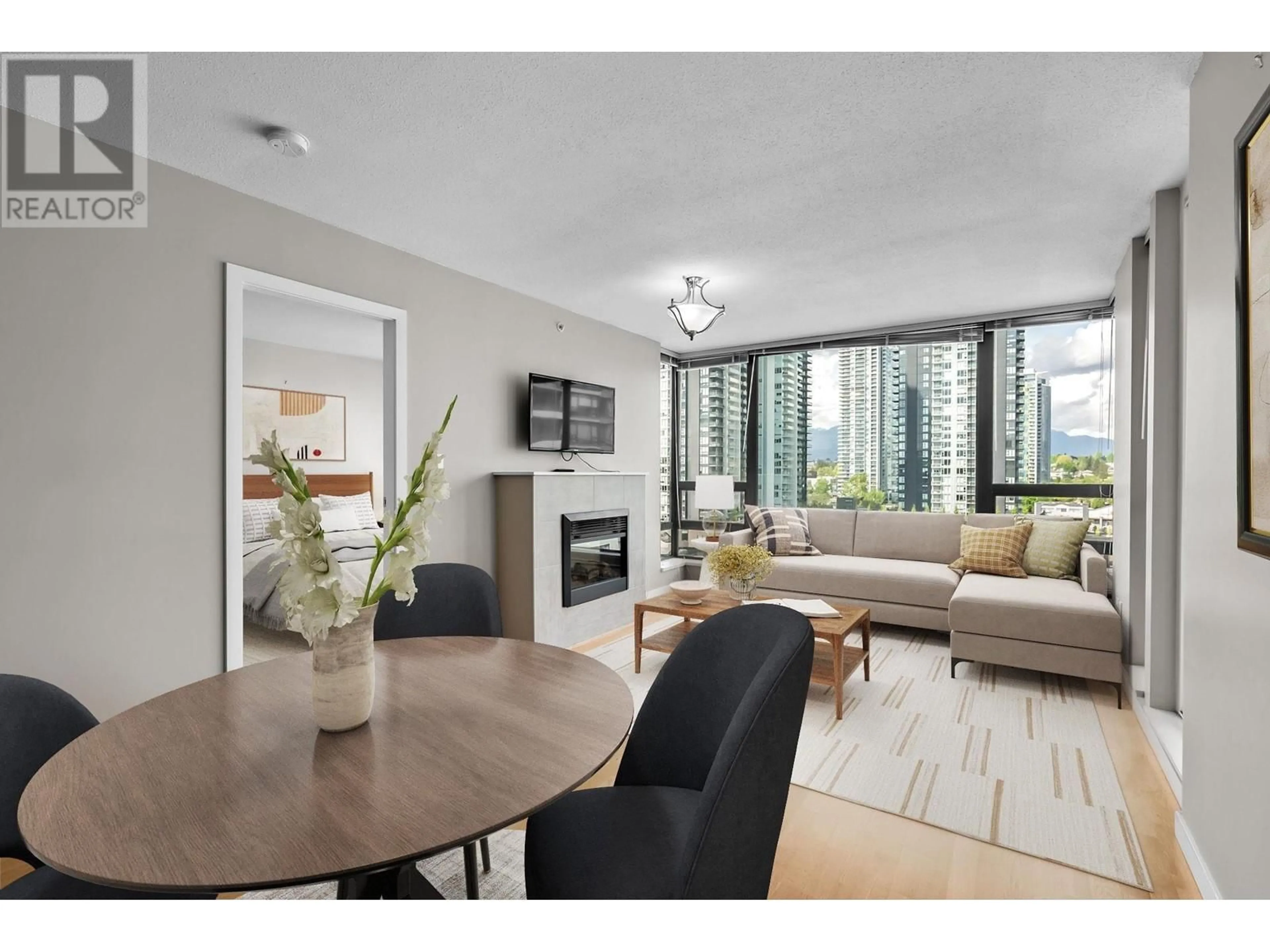 Living room with furniture, unknown for 1608 - 4178 DAWSON STREET, Burnaby British Columbia V5C0A1