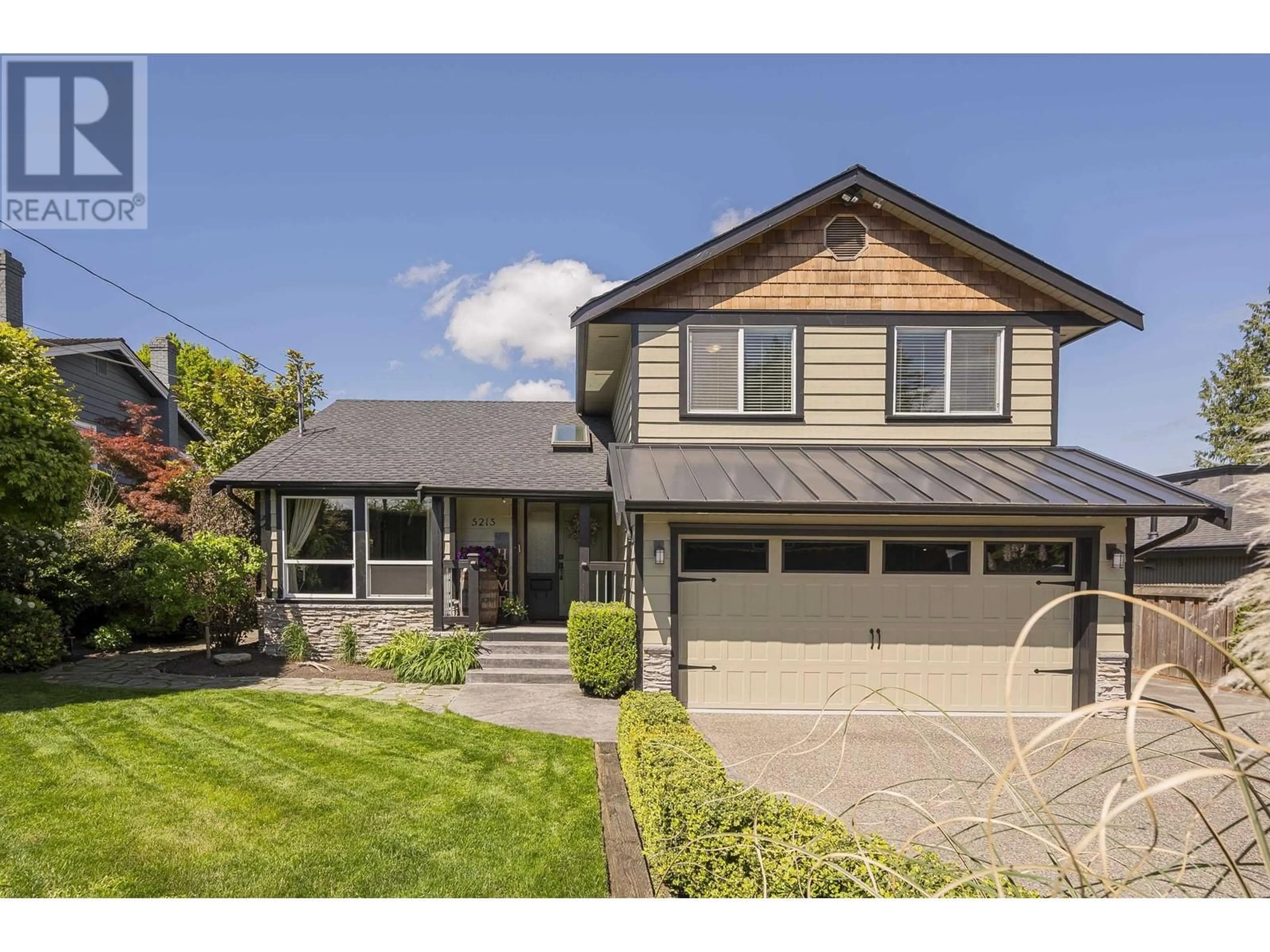 Home with vinyl exterior material, street for 5215 4 AVENUE, Delta British Columbia V4M1G8