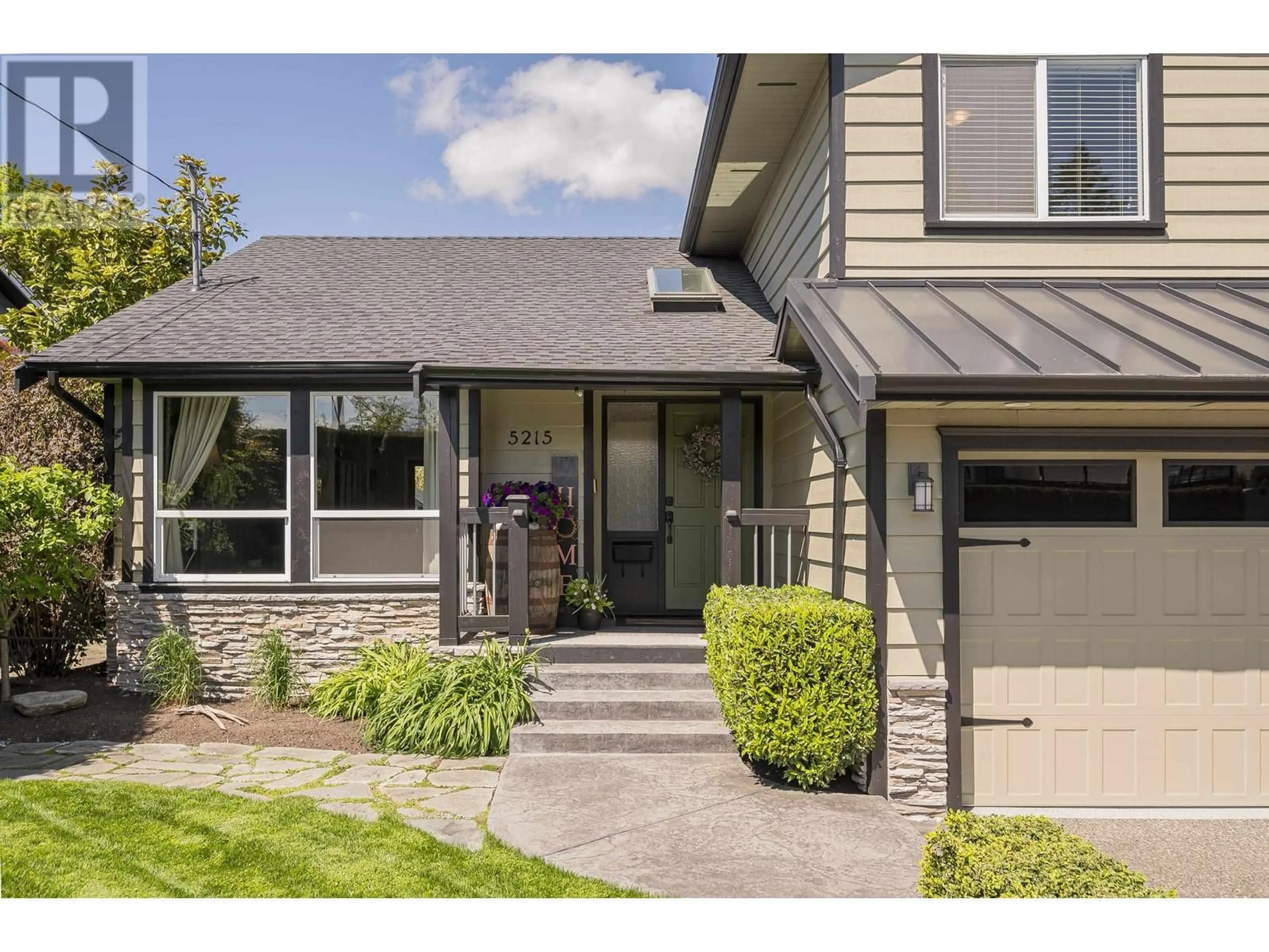 Home with vinyl exterior material, street for 5215 4 AVENUE, Delta British Columbia V4M1G8