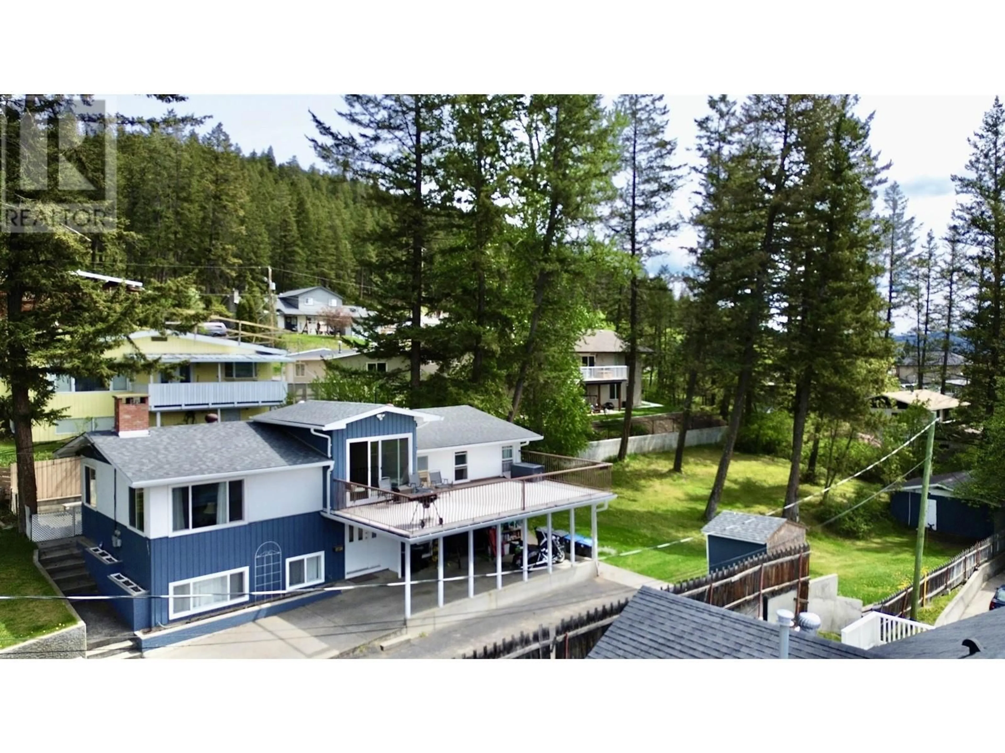 A pic from outside/outdoor area/front of a property/back of a property/a pic from drone, unknown for 1011 TOOP ROAD, Williams Lake British Columbia V2G2Z6