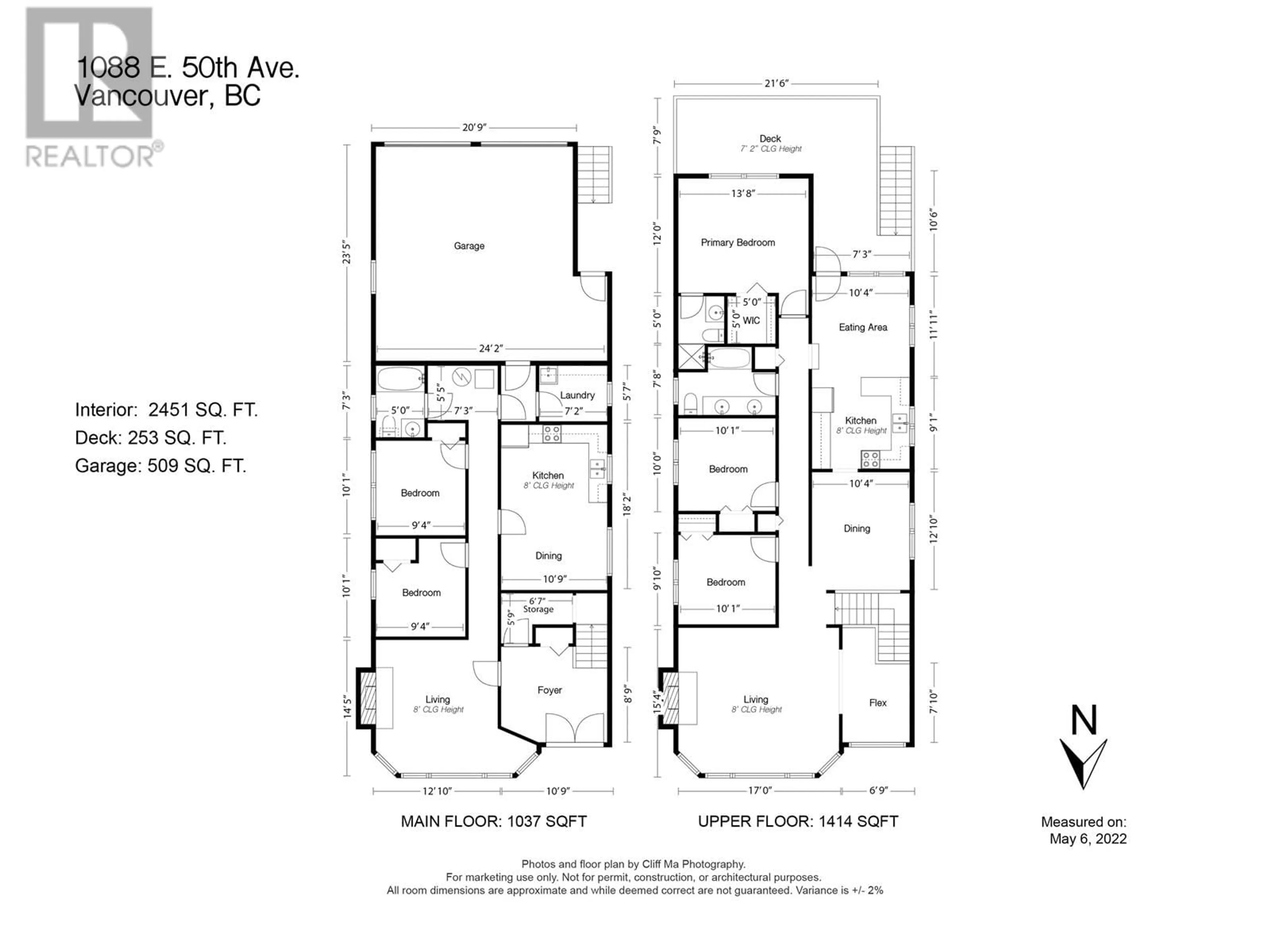 Floor plan for 1088 50TH AVENUE, Vancouver British Columbia V5X1B8