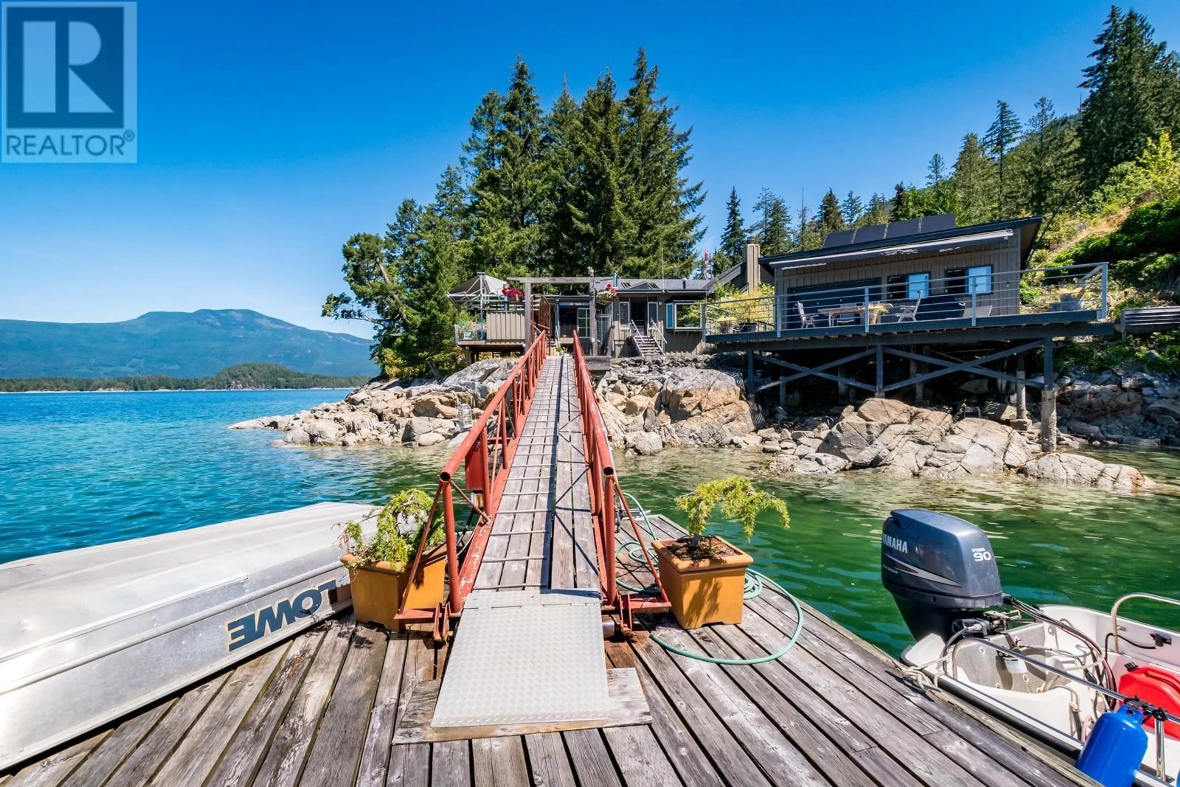 Patio, water/lake/river/ocean view for BLK 3 NELSON ISLAND, Nelson Island British Columbia V0V0V0