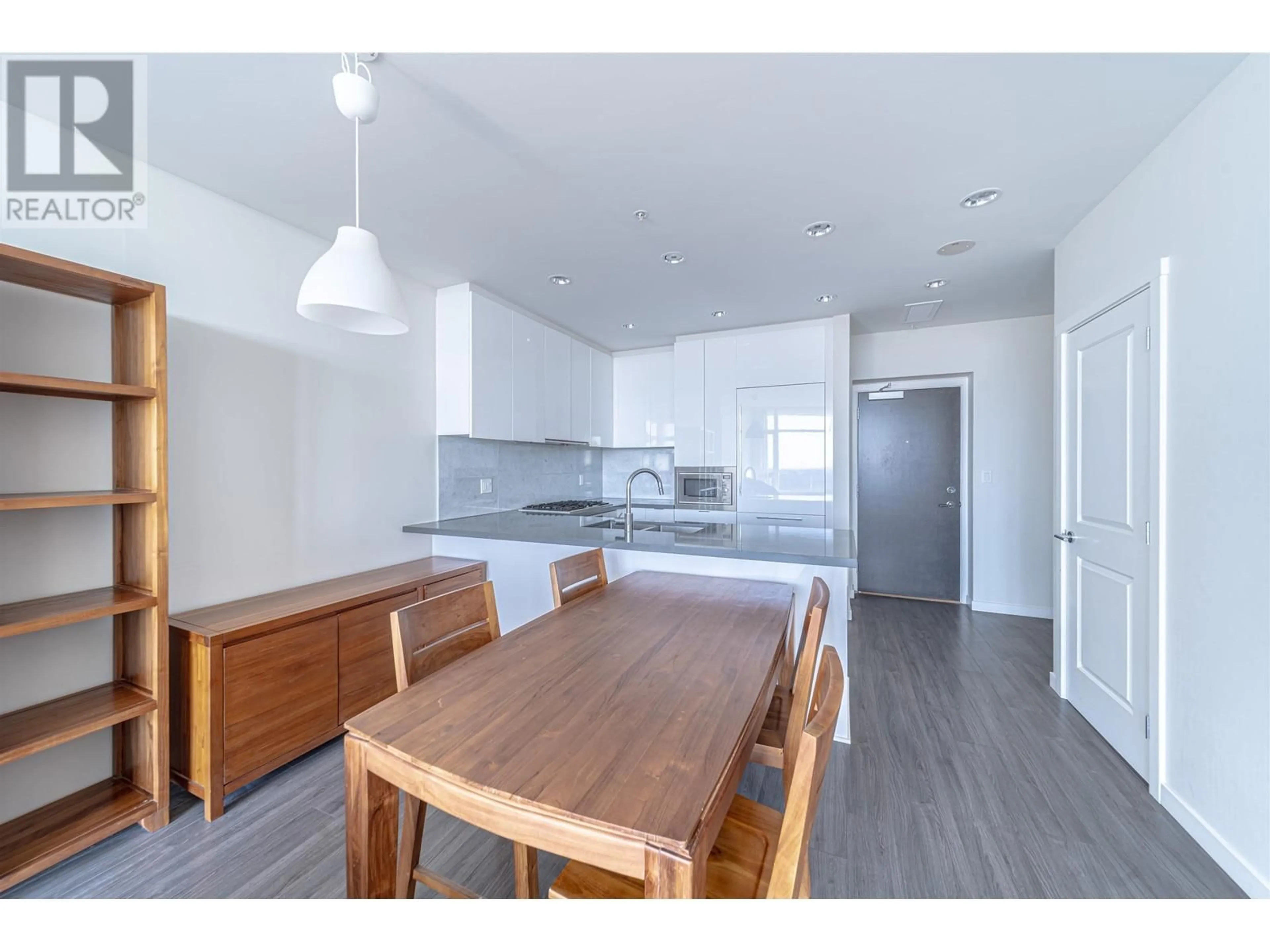 Open concept kitchen, wood/laminate floor for 1705 - 7368 GOLLNER AVENUE, Richmond British Columbia V6Y0H9