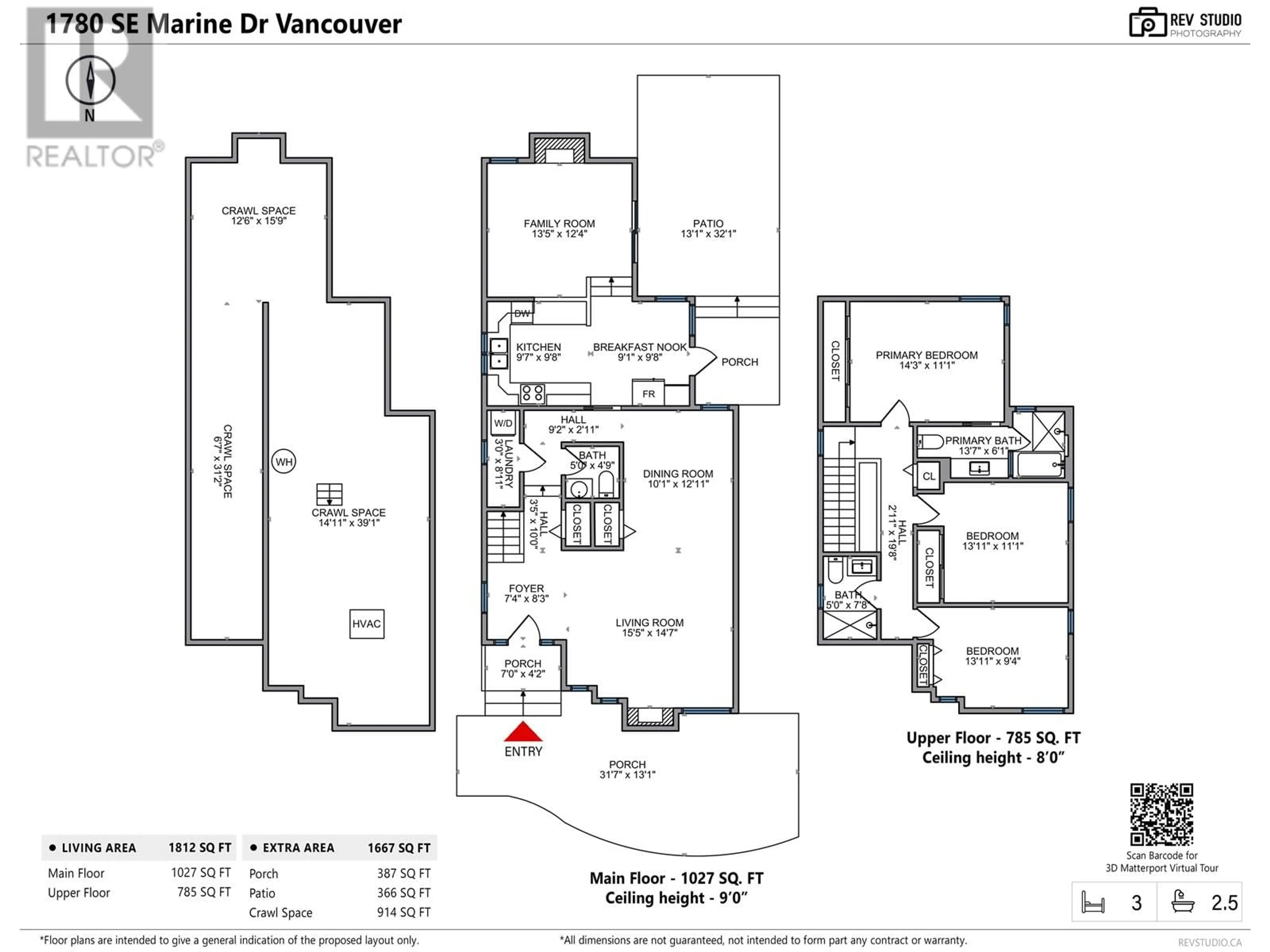 Floor plan for 1780 SOUTHEAST MARINE DRIVE, Vancouver British Columbia V5P2R8