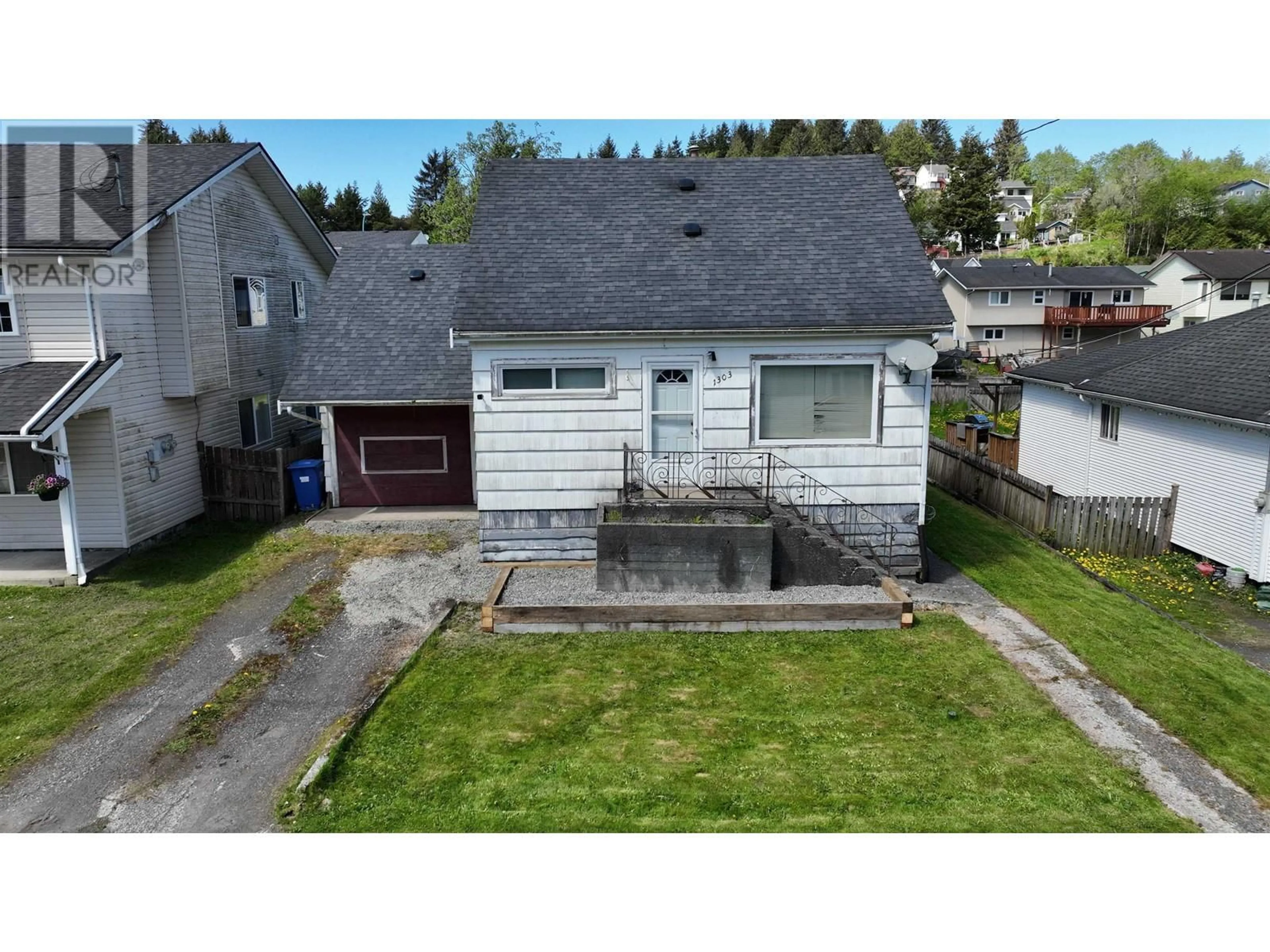 A pic from outside/outdoor area/front of a property/back of a property/a pic from drone, street for 1303 8TH AVENUE, Prince Rupert British Columbia V8J2N8