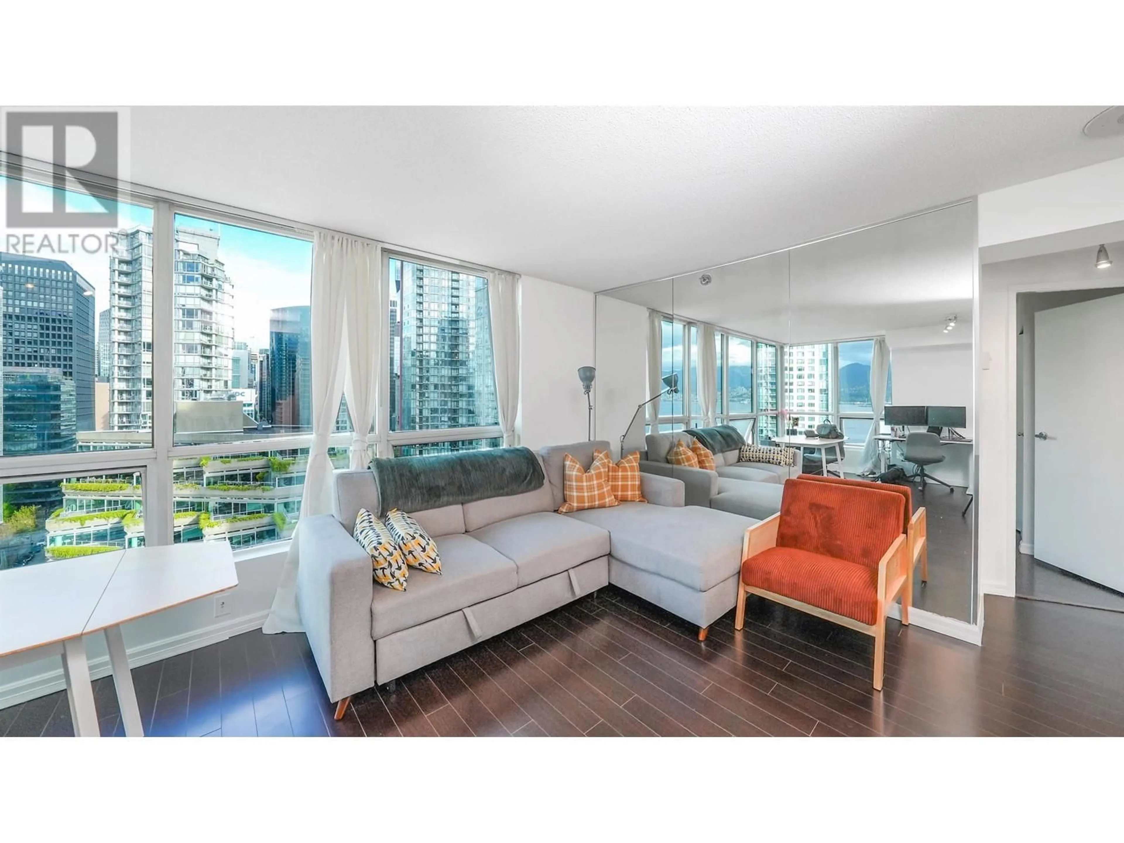 Living room with furniture, unknown for 1704 - 555 JERVIS STREET, Vancouver British Columbia V6E4N1