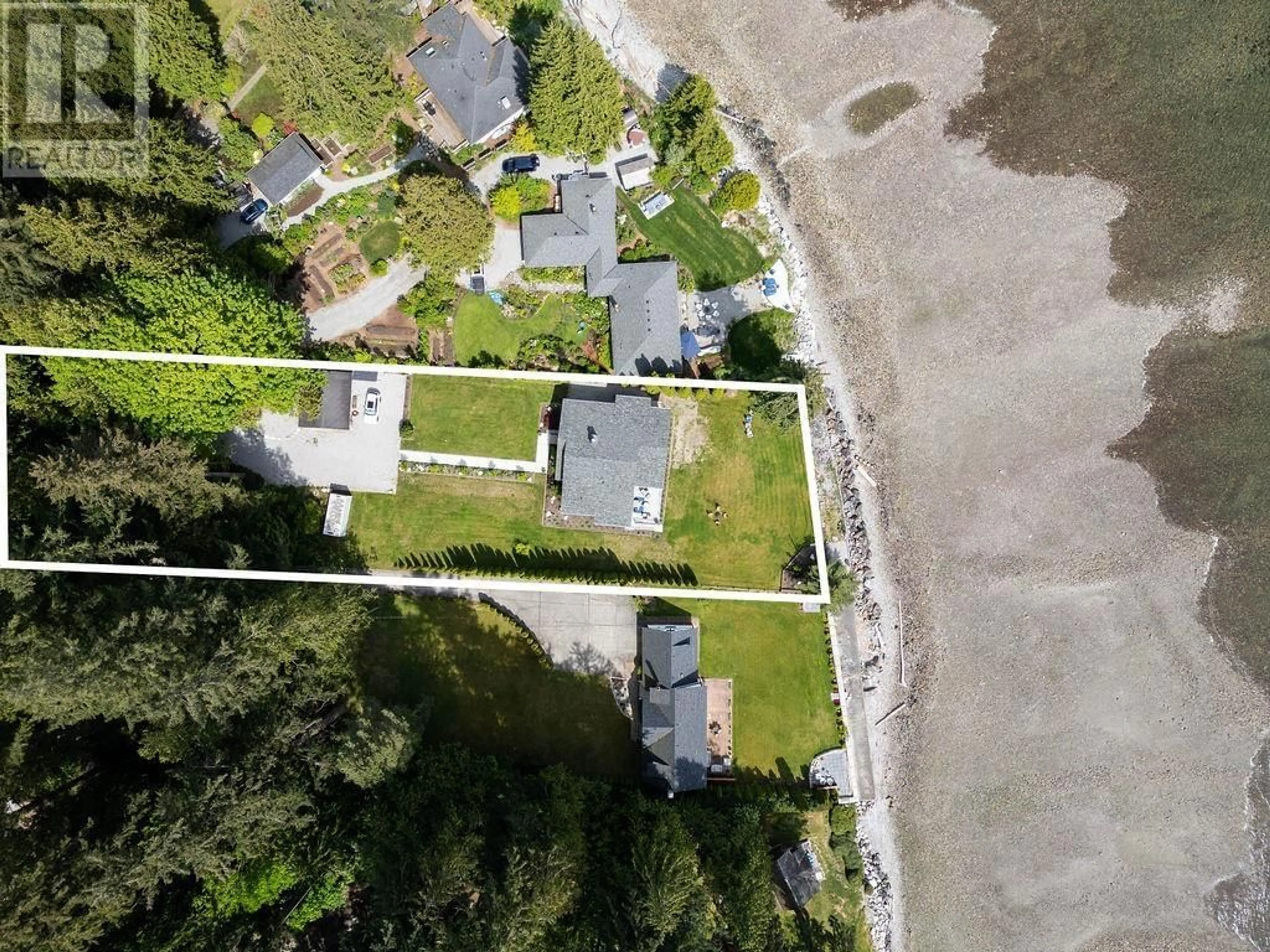 A pic from outside/outdoor area/front of a property/back of a property/a pic from drone, street for 1376 BURNS ROAD, Gibsons British Columbia V0N1V1