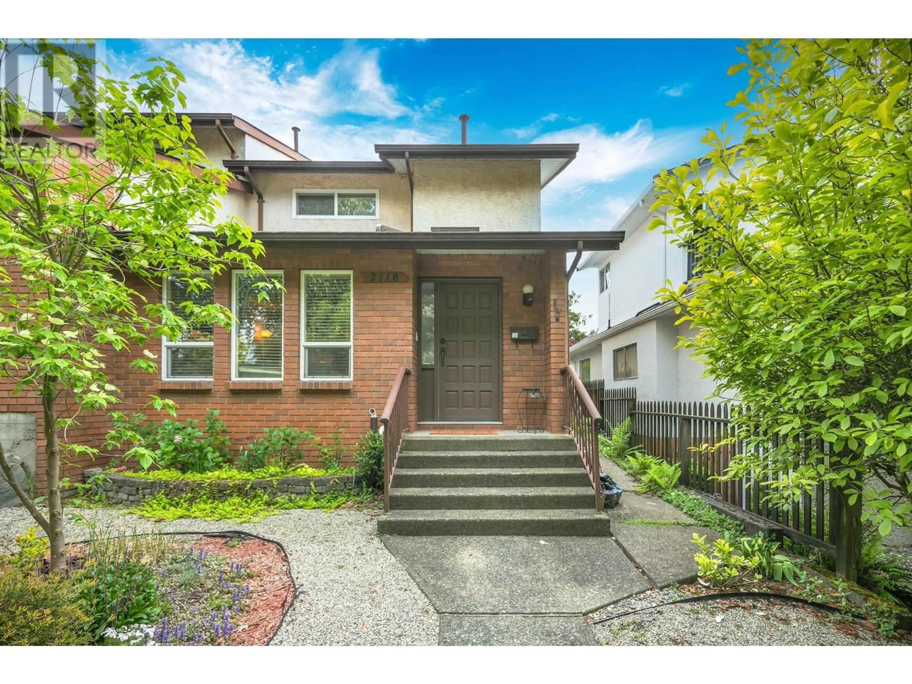 Home with brick exterior material, street for 2118 14TH AVENUE, Vancouver British Columbia V6K2V7