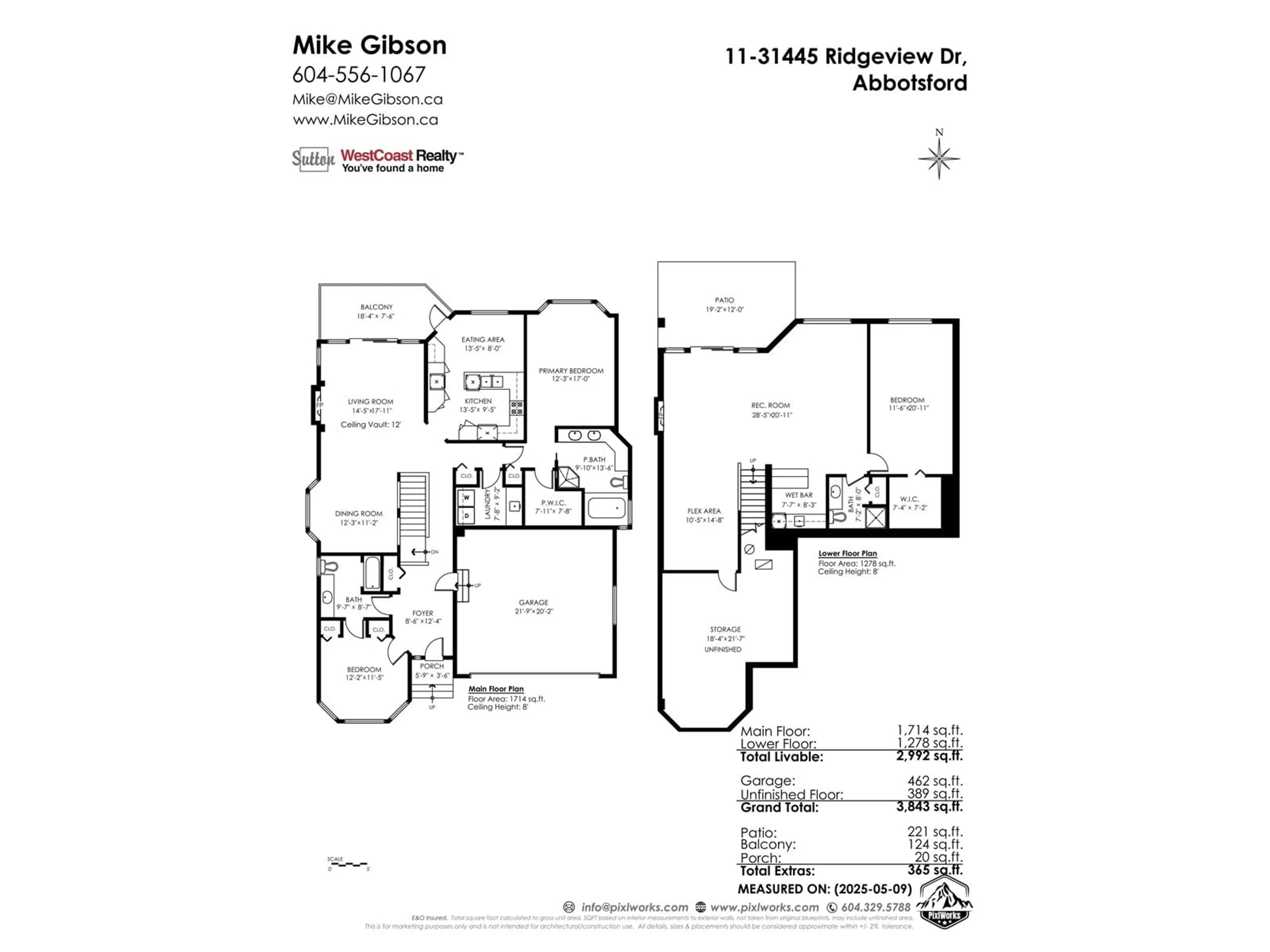 Floor plan for 11 - 31445 RIDGEVIEW, Abbotsford British Columbia V2T5N5