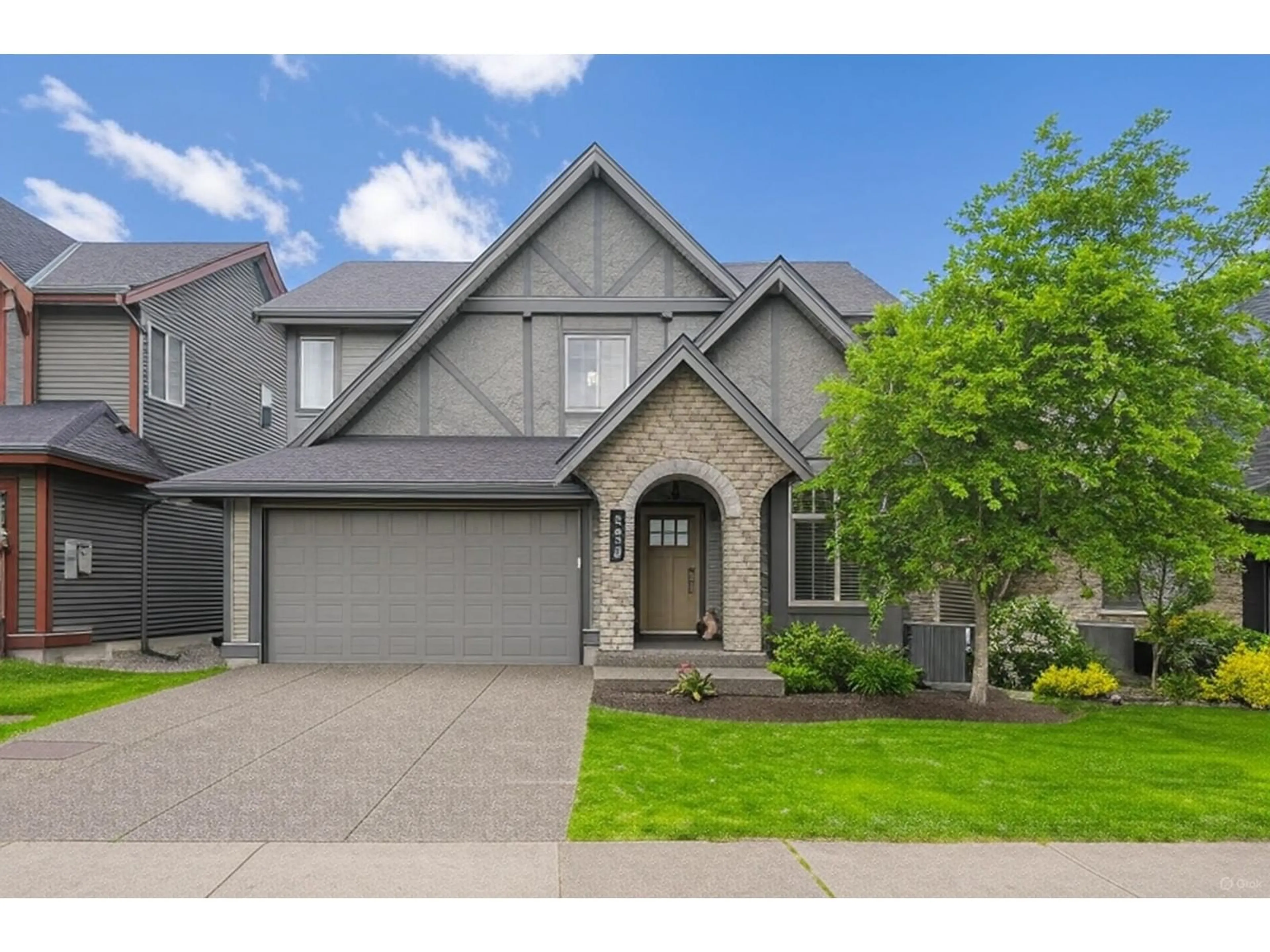 Home with brick exterior material, street for 7785 211, Langley British Columbia V2Y0H8