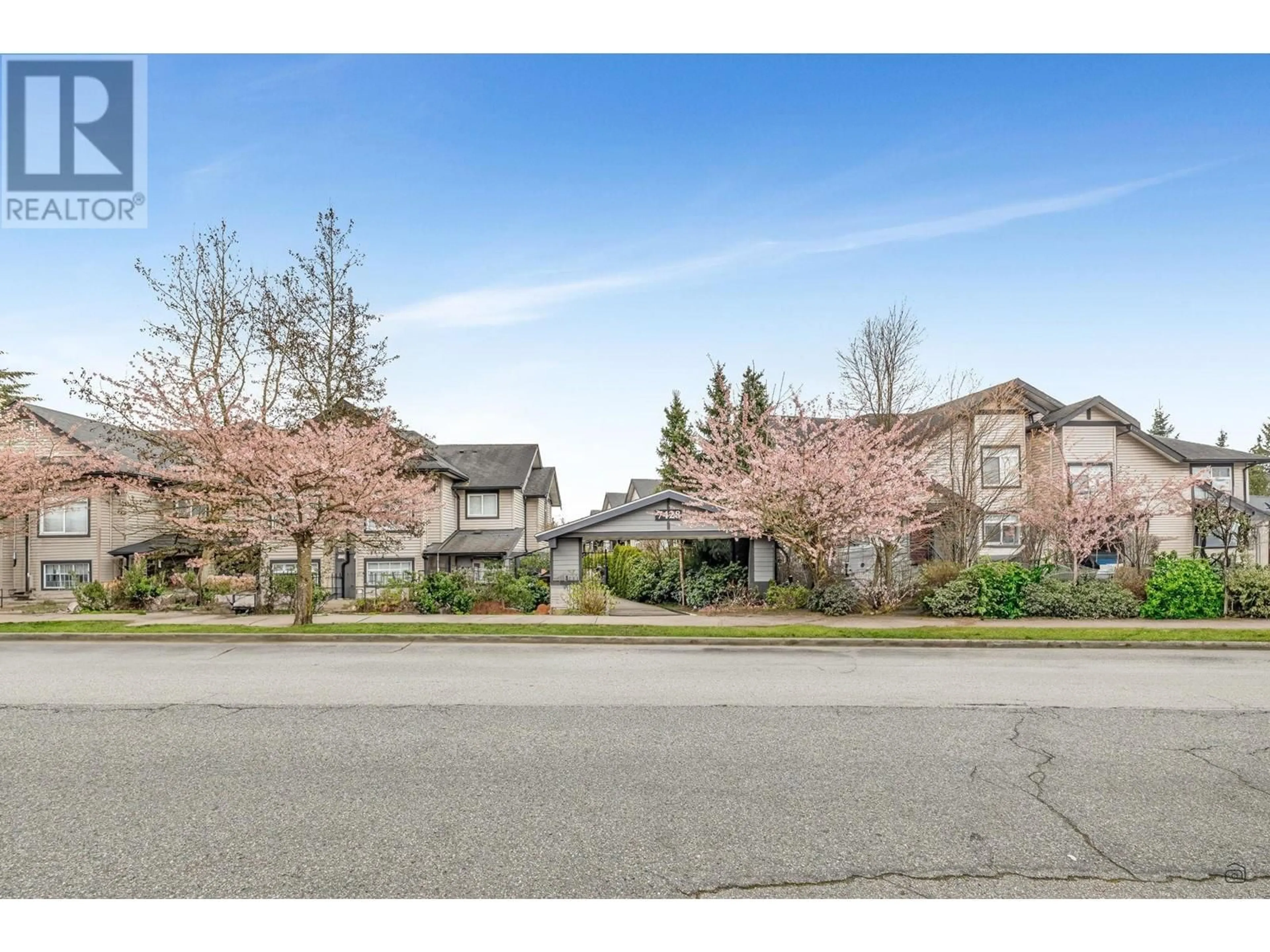 A pic from outside/outdoor area/front of a property/back of a property/a pic from drone, street for 53 - 7428 14TH AVENUE, Burnaby British Columbia V3N0C2