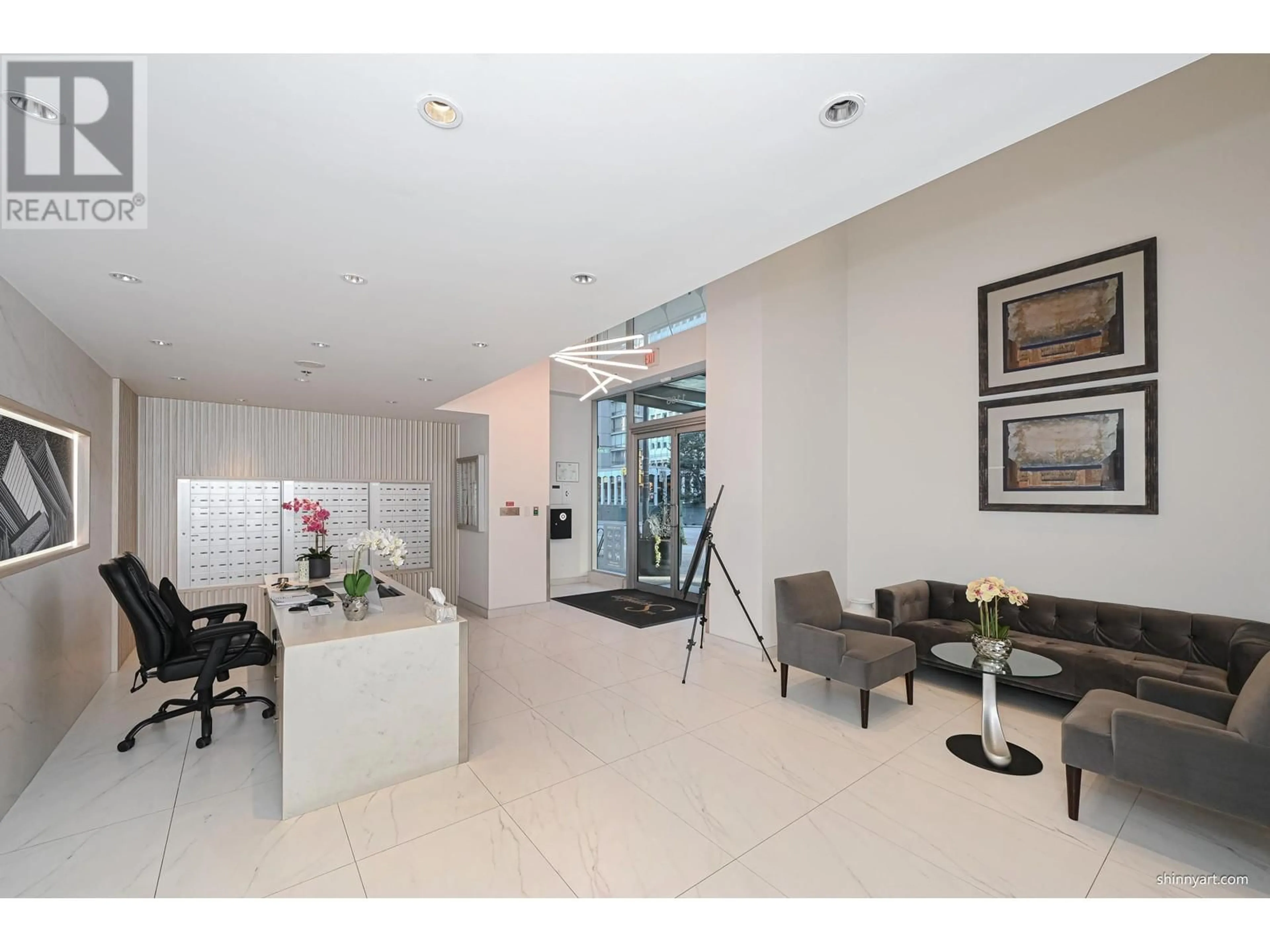 Indoor foyer for 2401 - 1188 PENDER STREET, Vancouver British Columbia V6E0A2