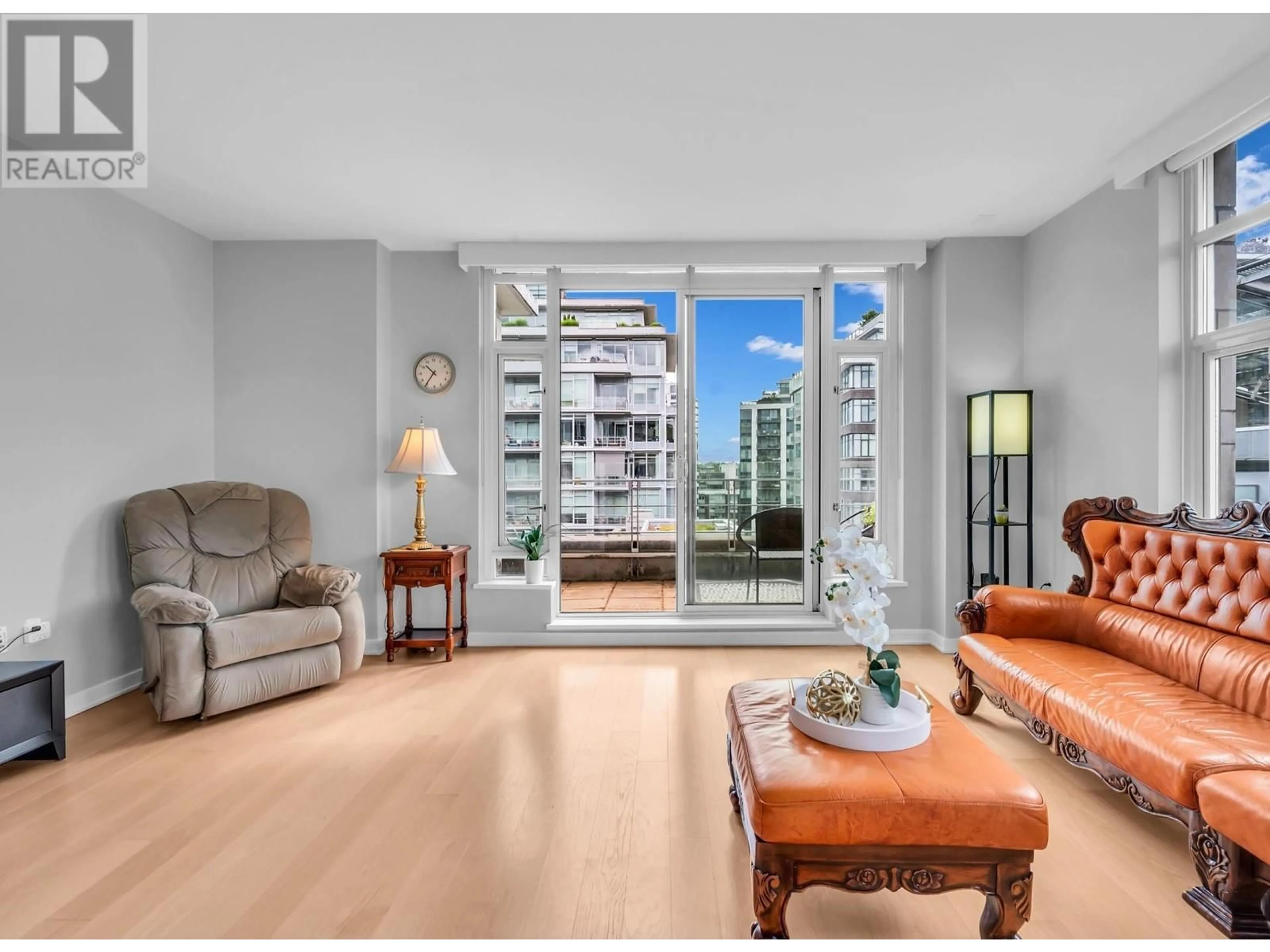 Living room with furniture, unknown for 701 - 77 WALTER HARDWICK AVENUE, Vancouver British Columbia V5Y0C6