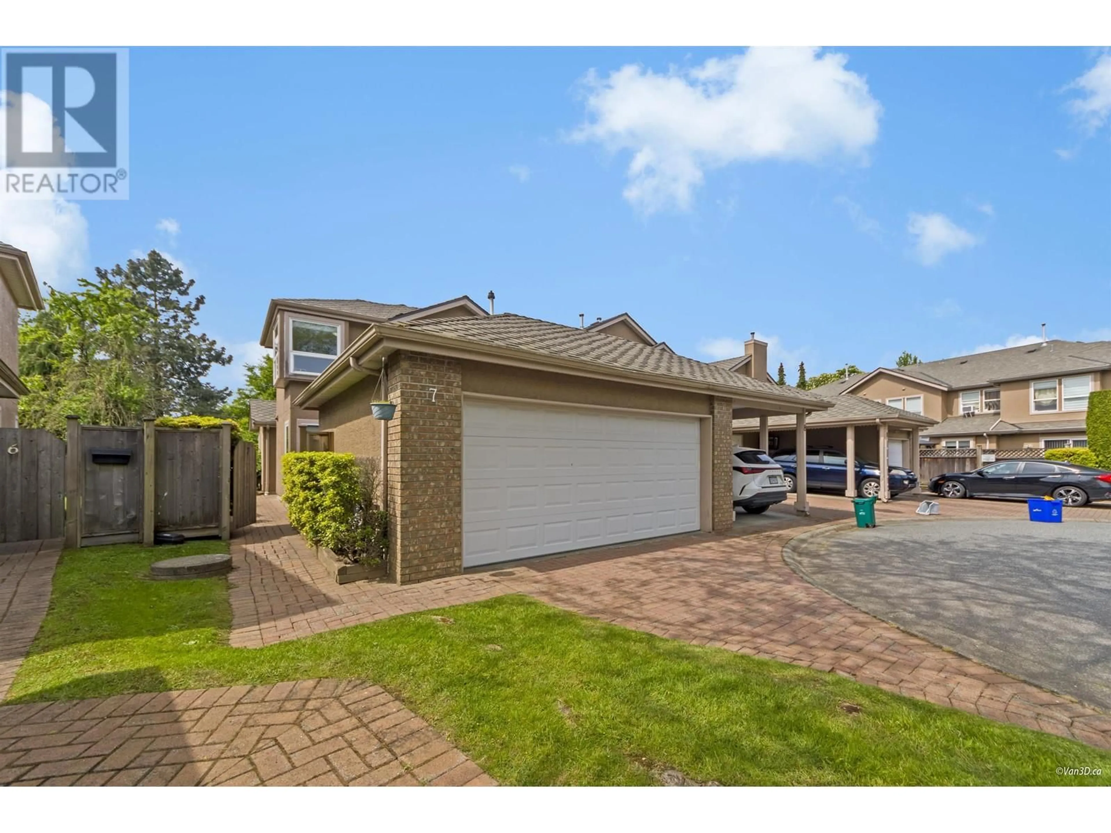 A pic from outside/outdoor area/front of a property/back of a property/a pic from drone, street for 7 - 9671 CAPELLA DRIVE, Richmond British Columbia V6X3R1