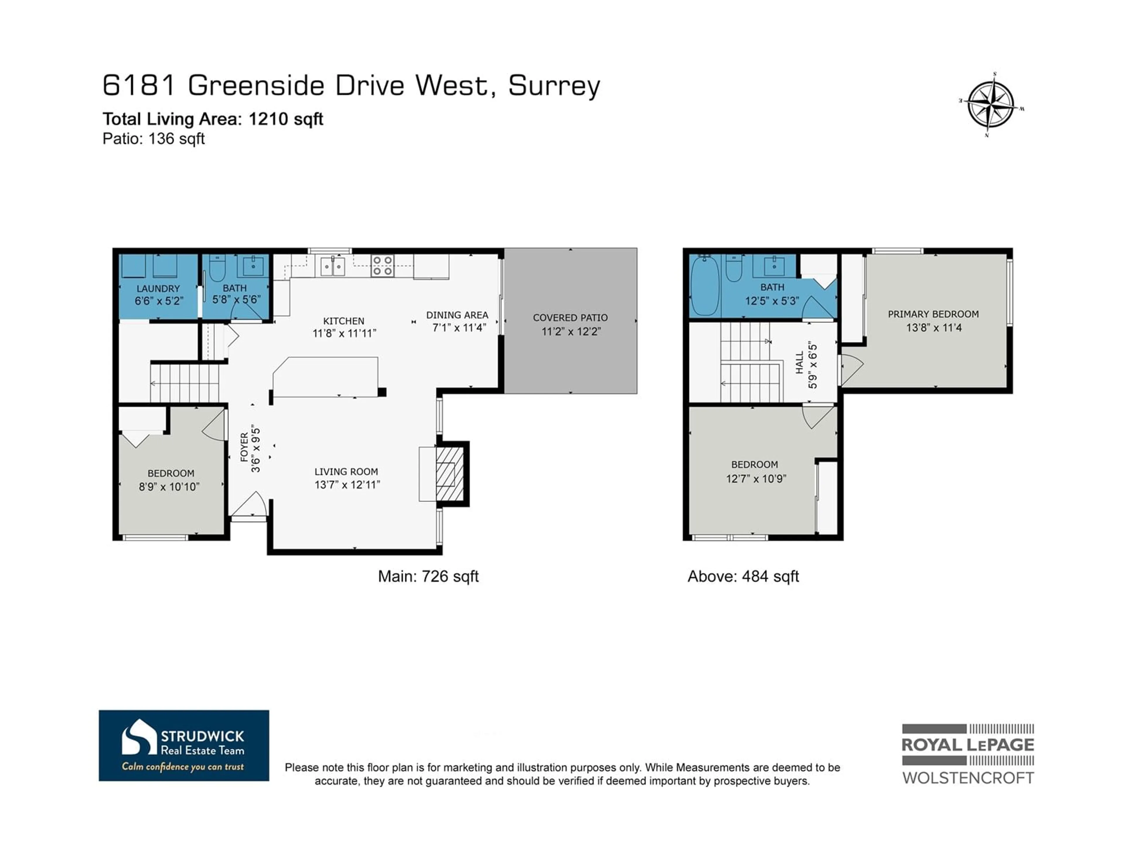 Floor plan for 6181 GREENSIDE WEST, Surrey British Columbia V3S5M8