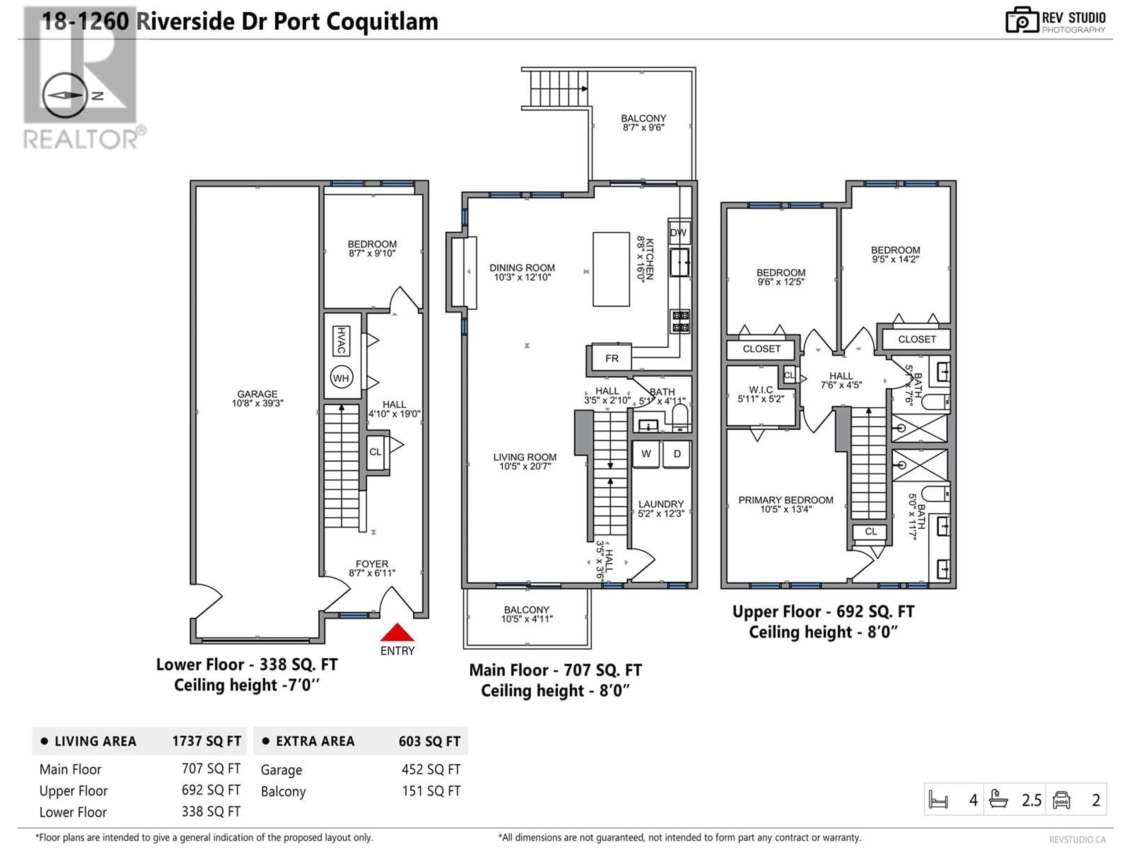 Floor plan for 18 - 1260 RIVERSIDE DRIVE, Port Coquitlam British Columbia V3B8C7