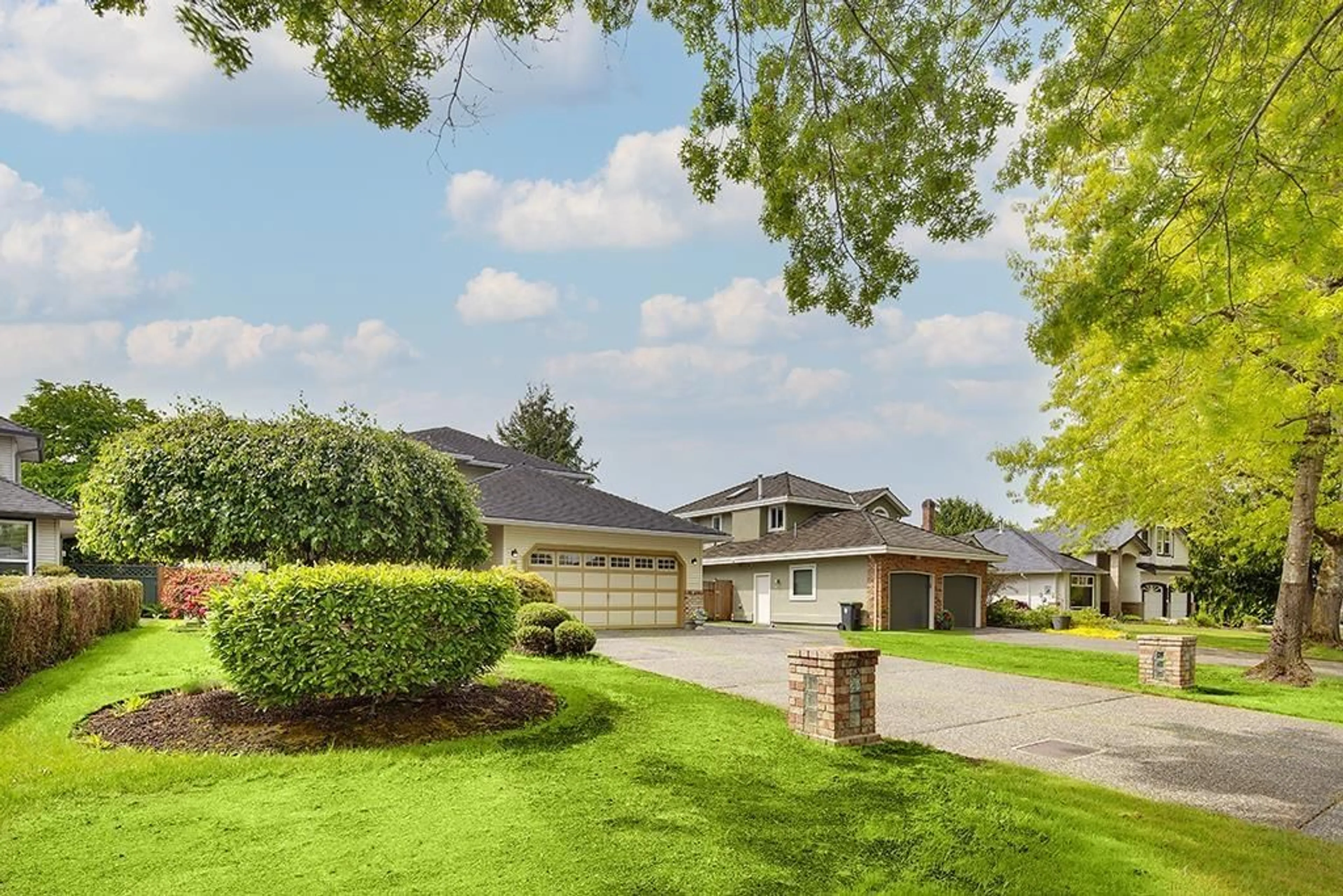 Home with brick exterior material, street for 22164 46, Langley British Columbia V2Z1A3