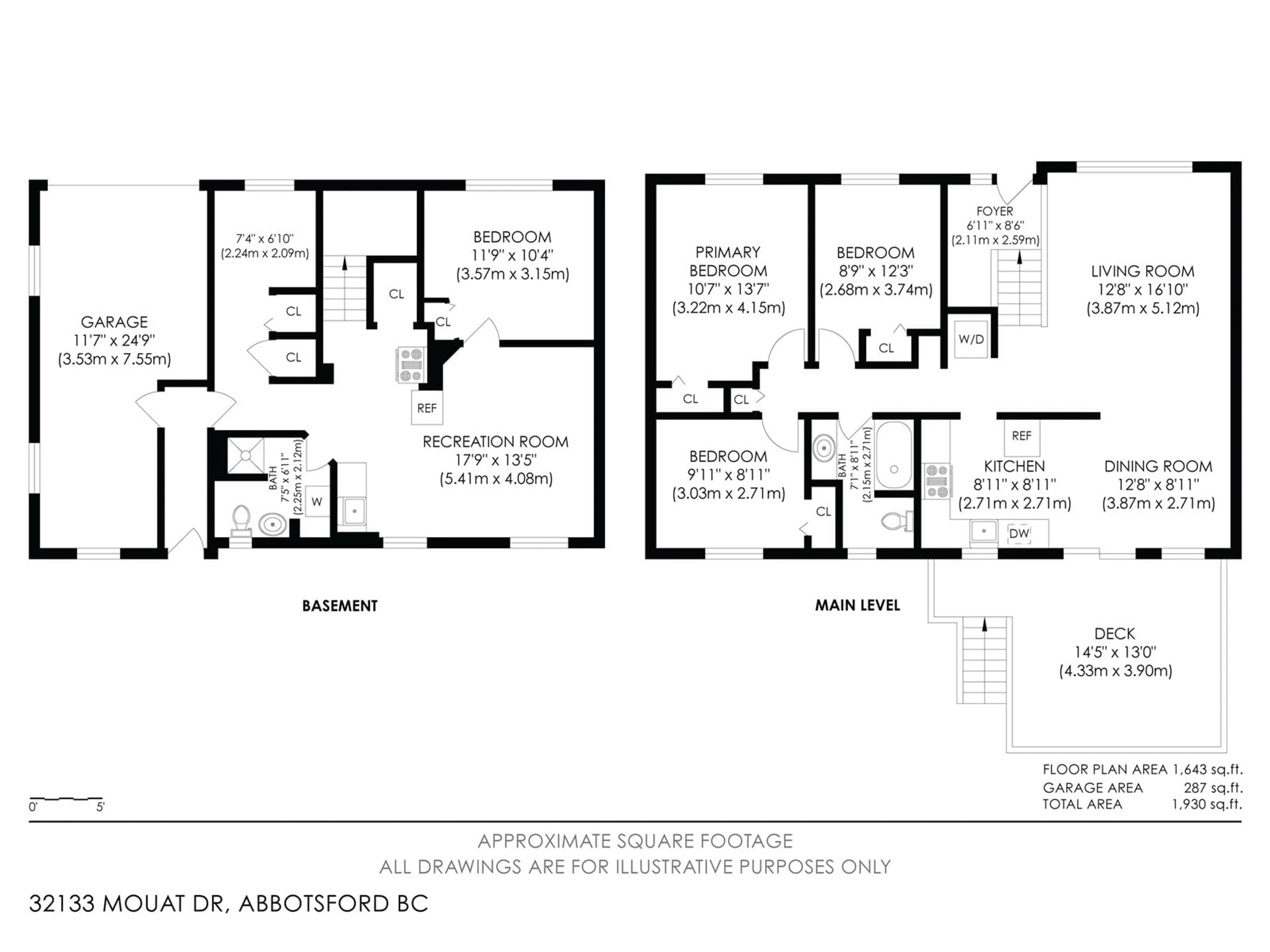 Floor plan for 32133 MOUAT, Abbotsford British Columbia V2T4G6