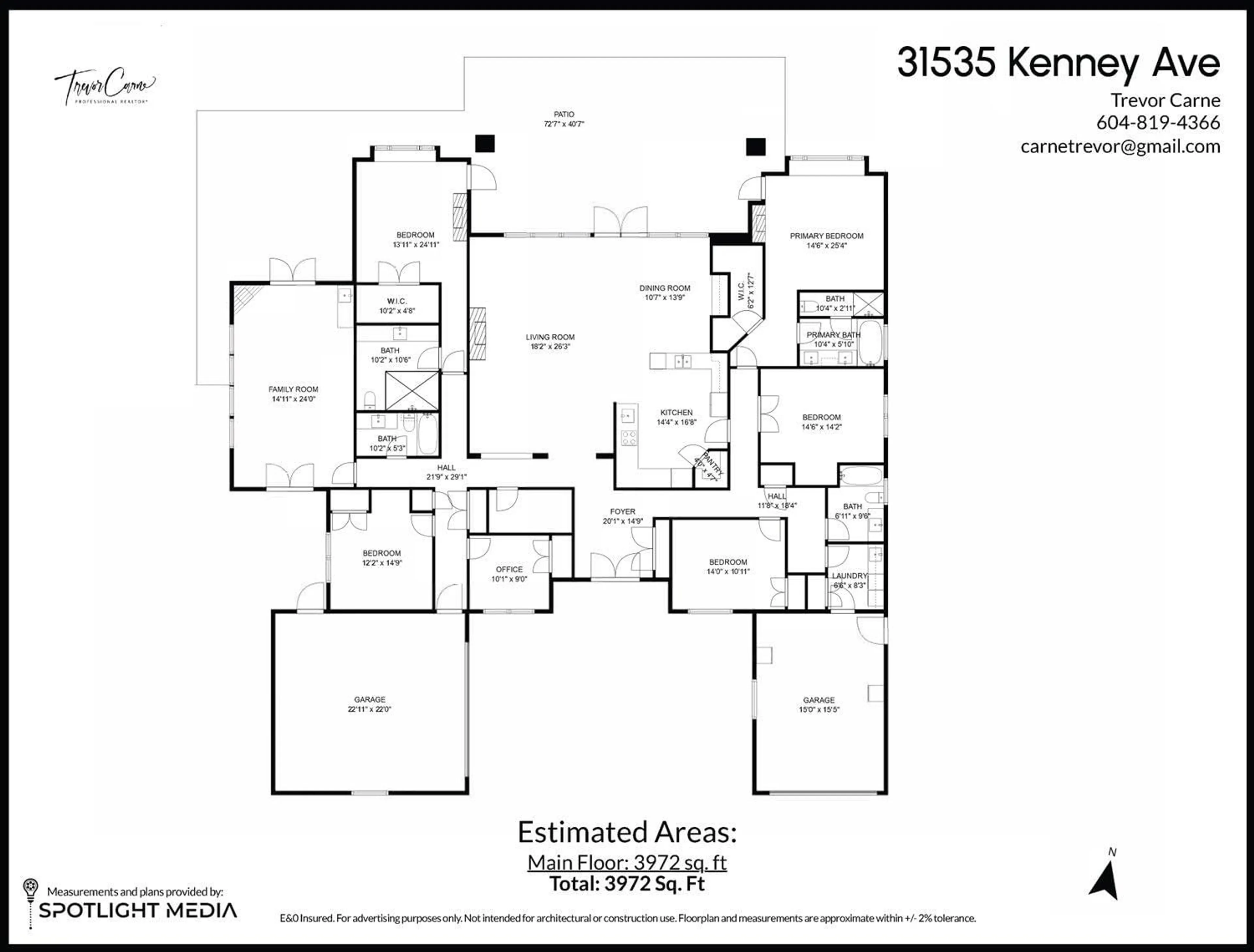 Floor plan for 31535 KENNEY, Mission British Columbia V4S0C6