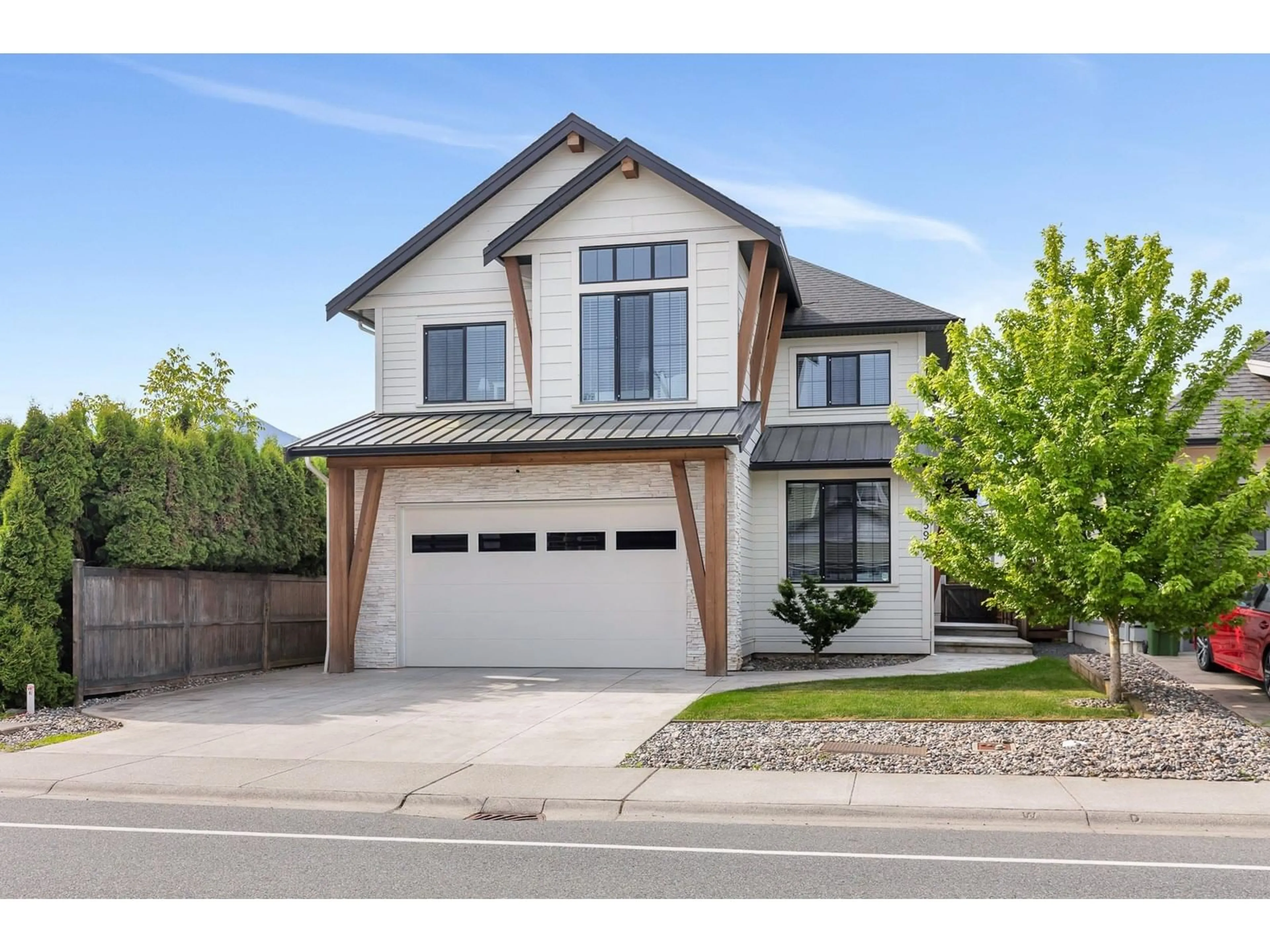 Home with brick exterior material, street for 45914 COLLINS DRIVE, Chilliwack British Columbia V2R2E1