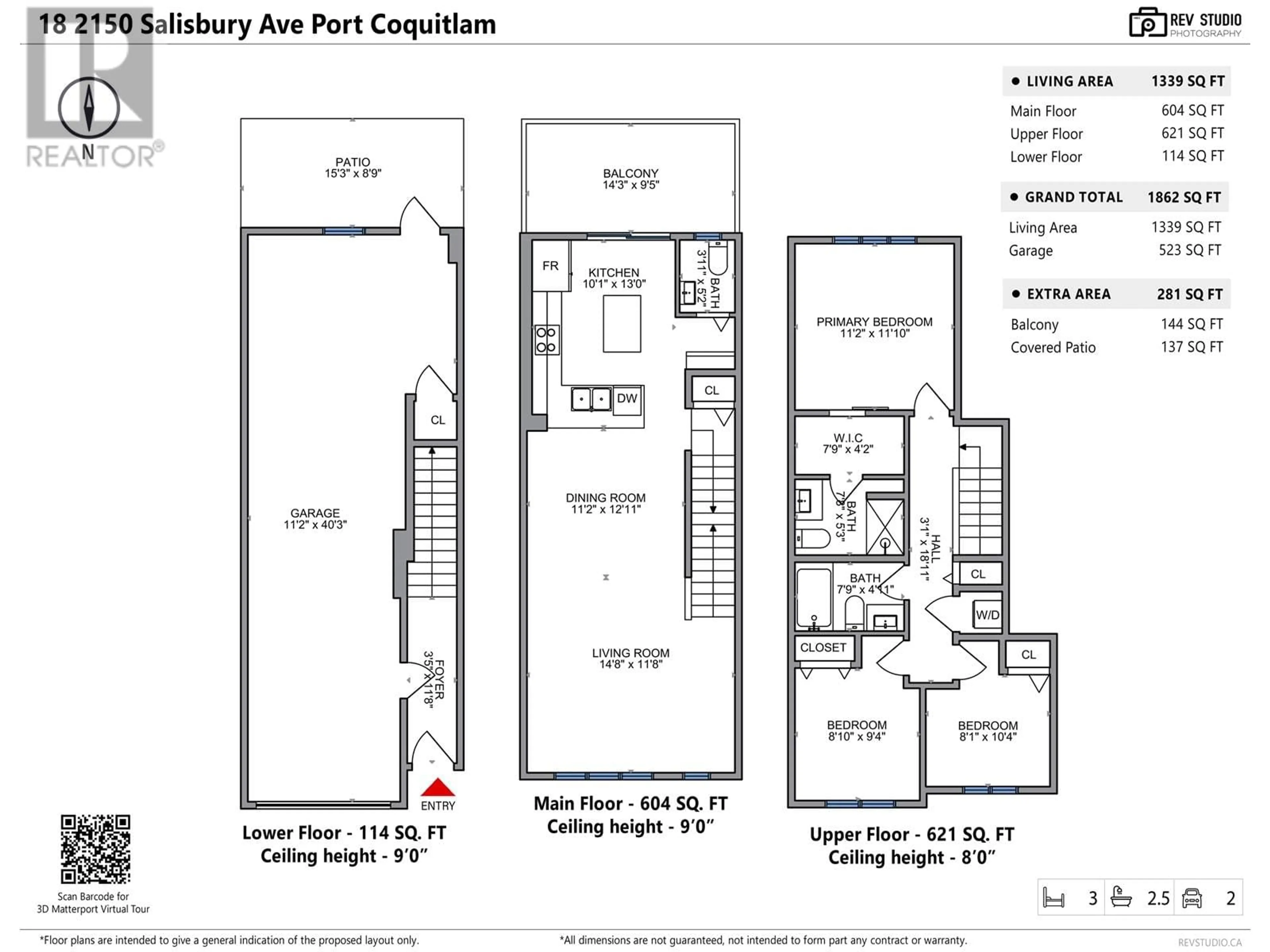Floor plan for 18 - 2150 SALISBURY AVENUE, Port Coquitlam British Columbia V3B0N5