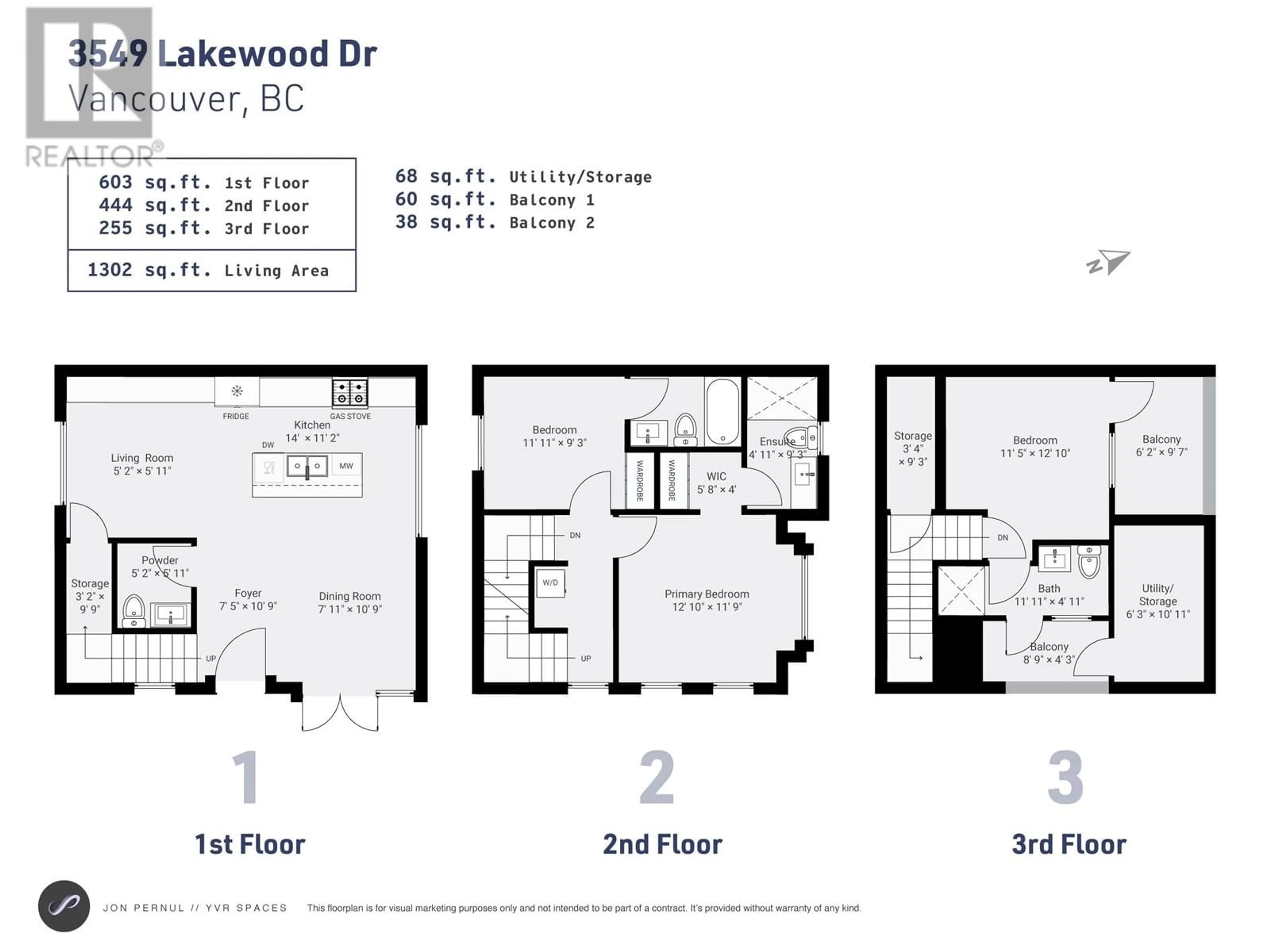 Floor plan for 3549 LAKEWOOD STREET, Vancouver British Columbia V5N4V7