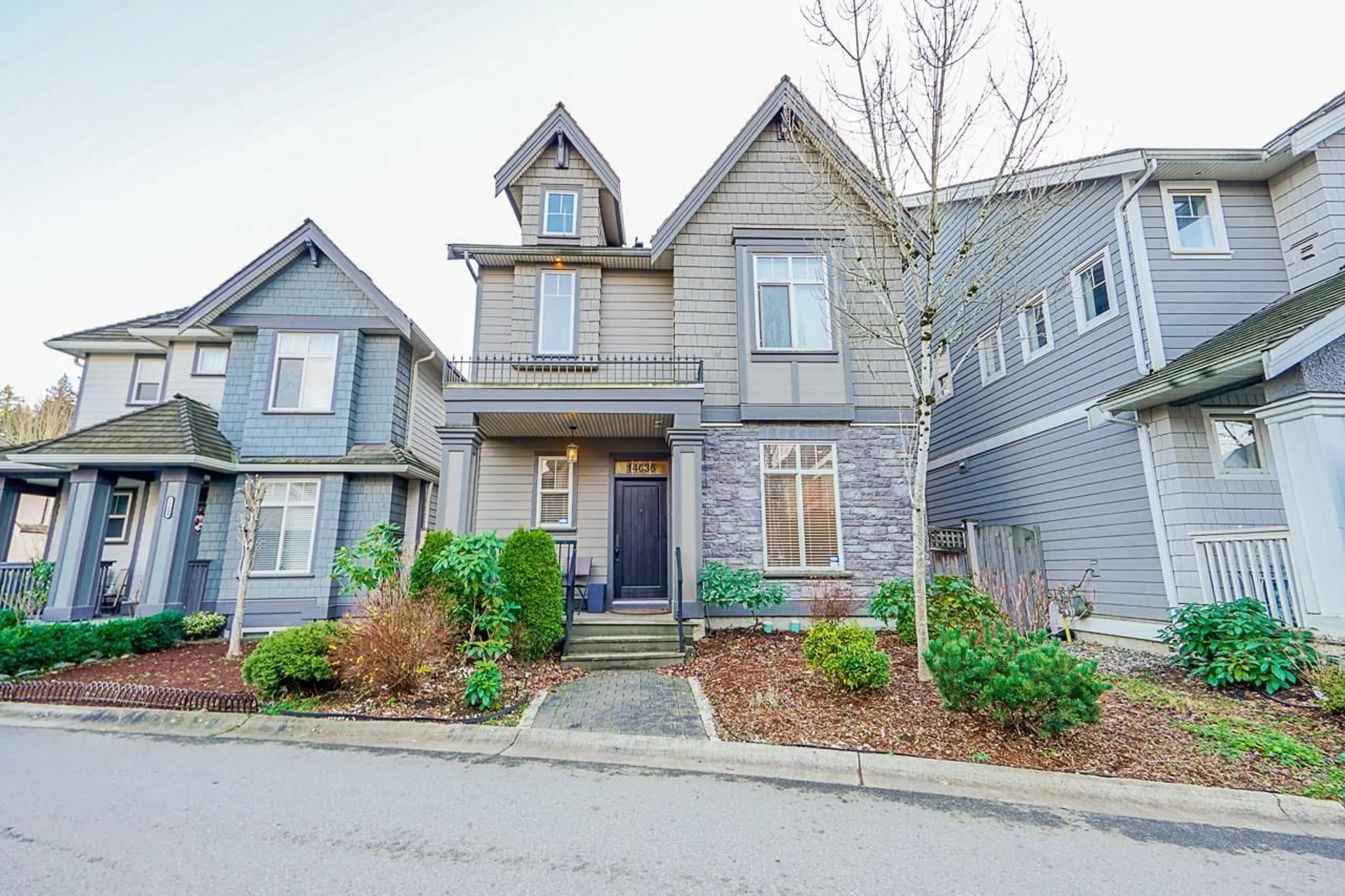 Home with brick exterior material, street for 14636 36A, Surrey British Columbia V4P0E3