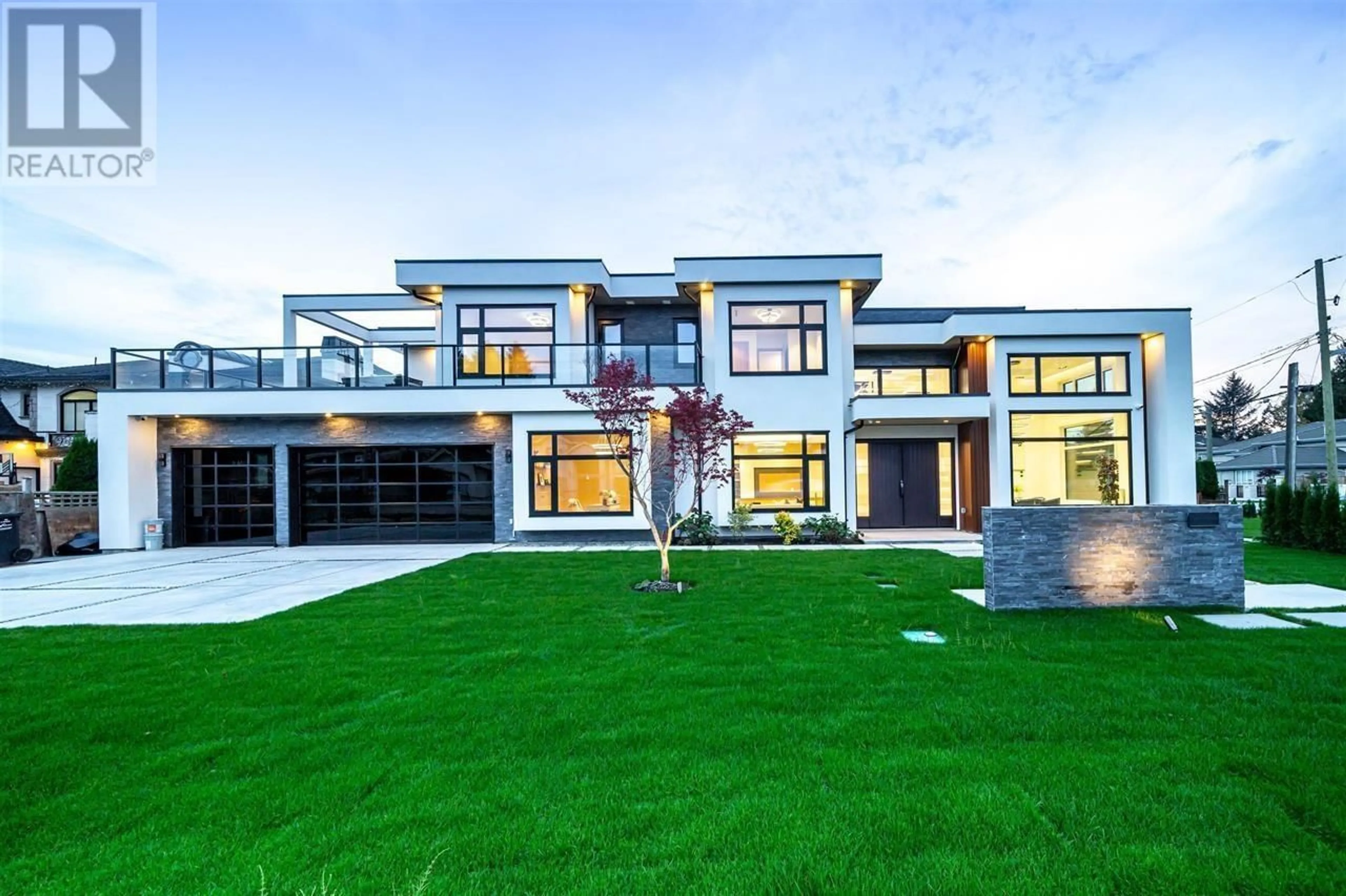 Home with brick exterior material, street for 9240 SAUNDERS ROAD, Richmond British Columbia V7A2B1