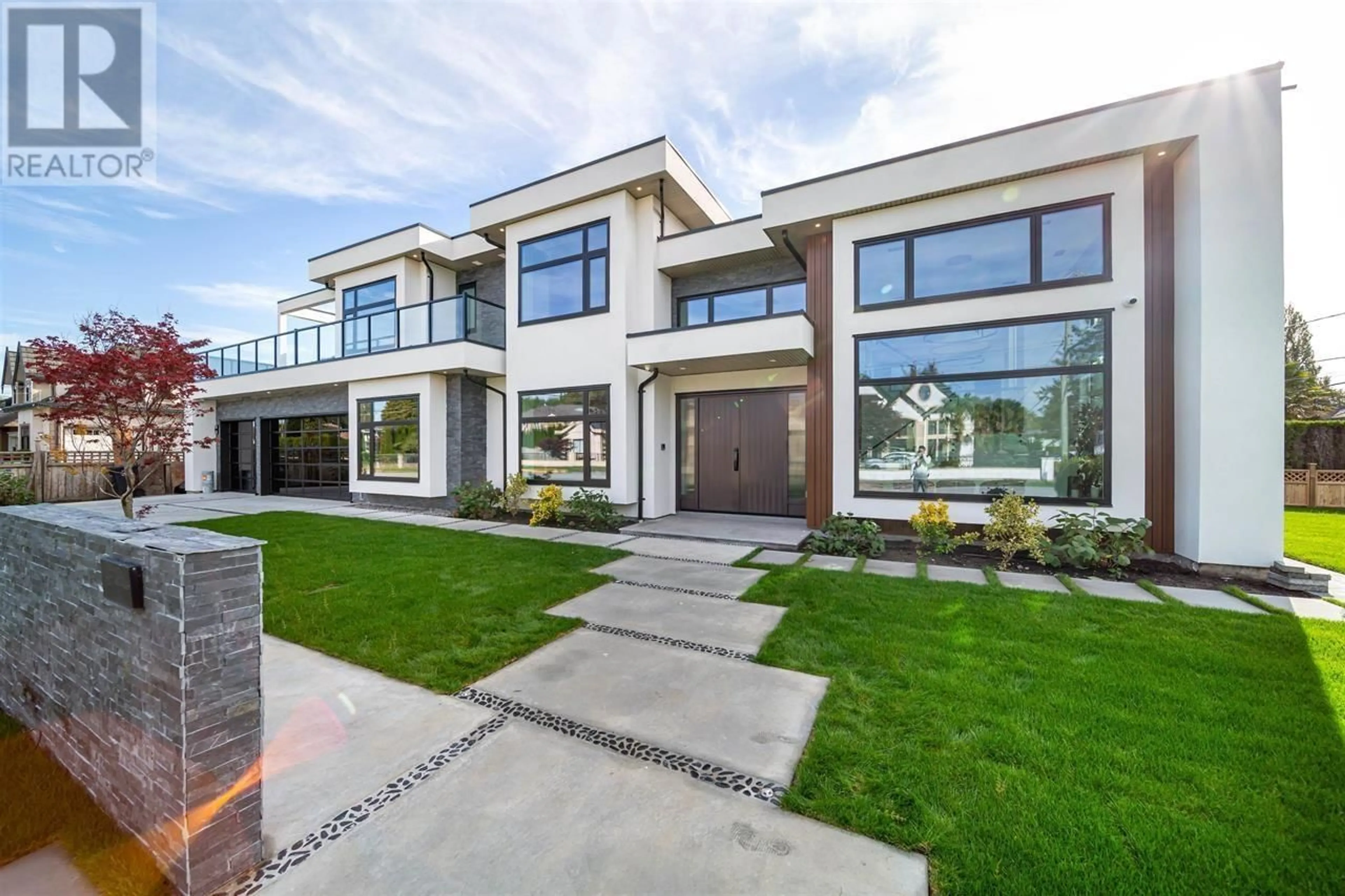 Home with brick exterior material, street for 9240 SAUNDERS ROAD, Richmond British Columbia V7A2B1