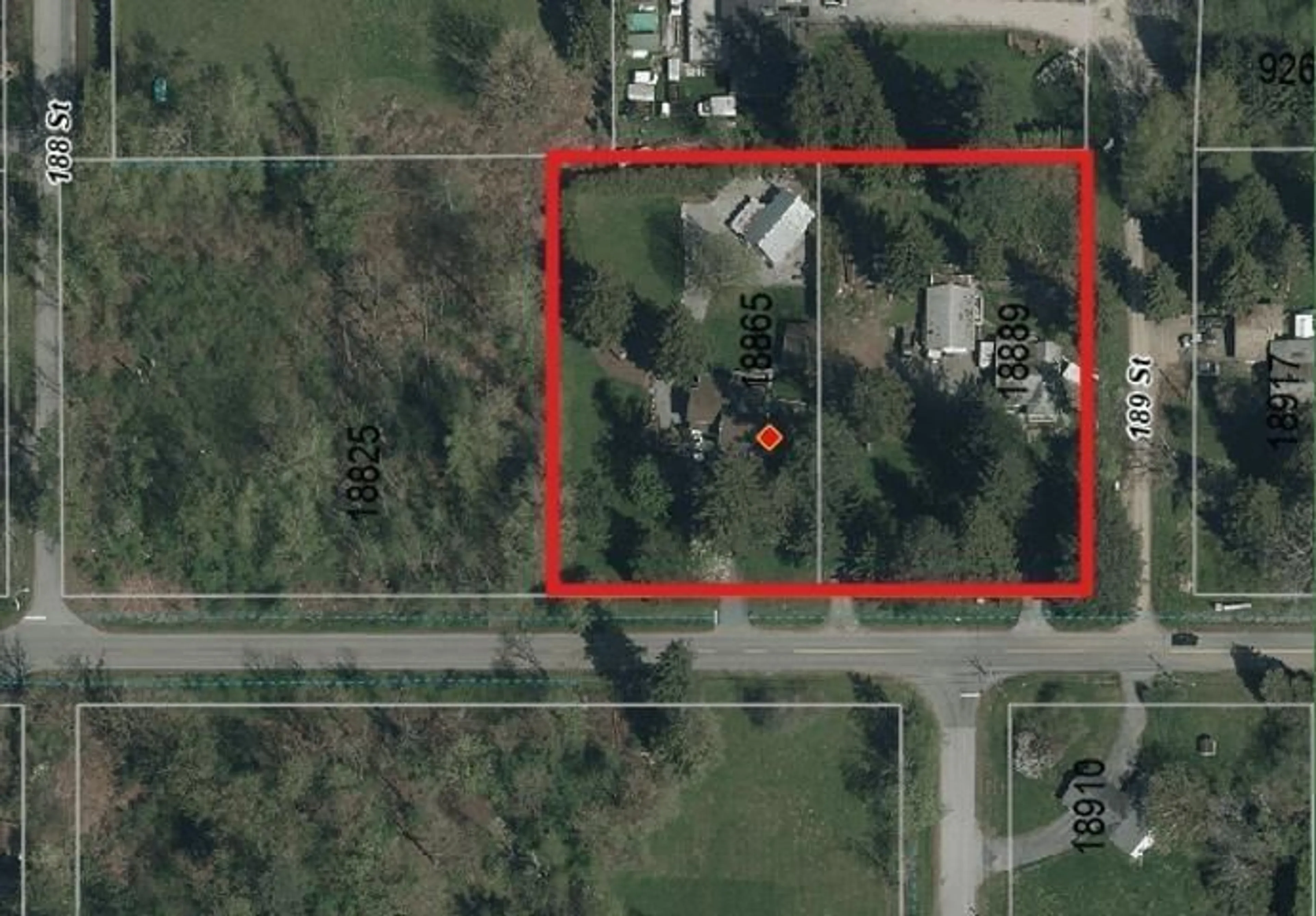 A pic from outside/outdoor area/front of a property/back of a property/a pic from drone, street for 18865 92, Surrey British Columbia V4N3Z4