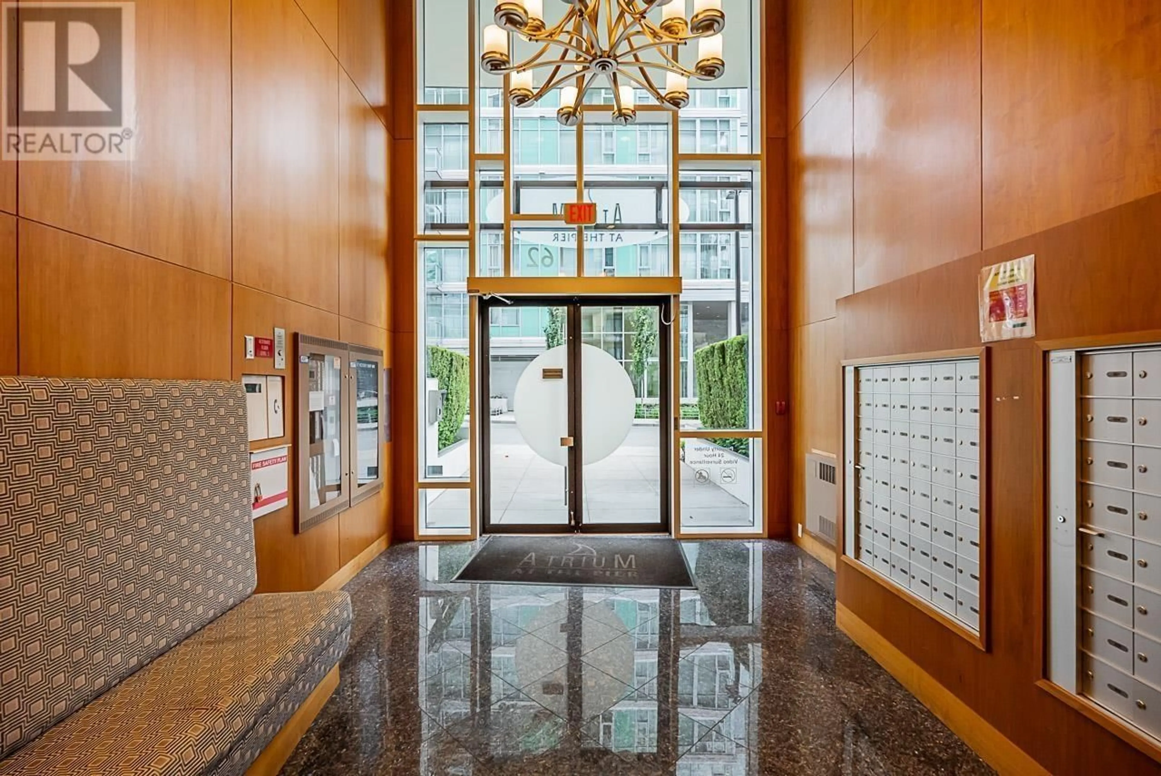 Indoor foyer for 403 - 162 VICTORY SHIP WAY, North Vancouver British Columbia V7L0B4