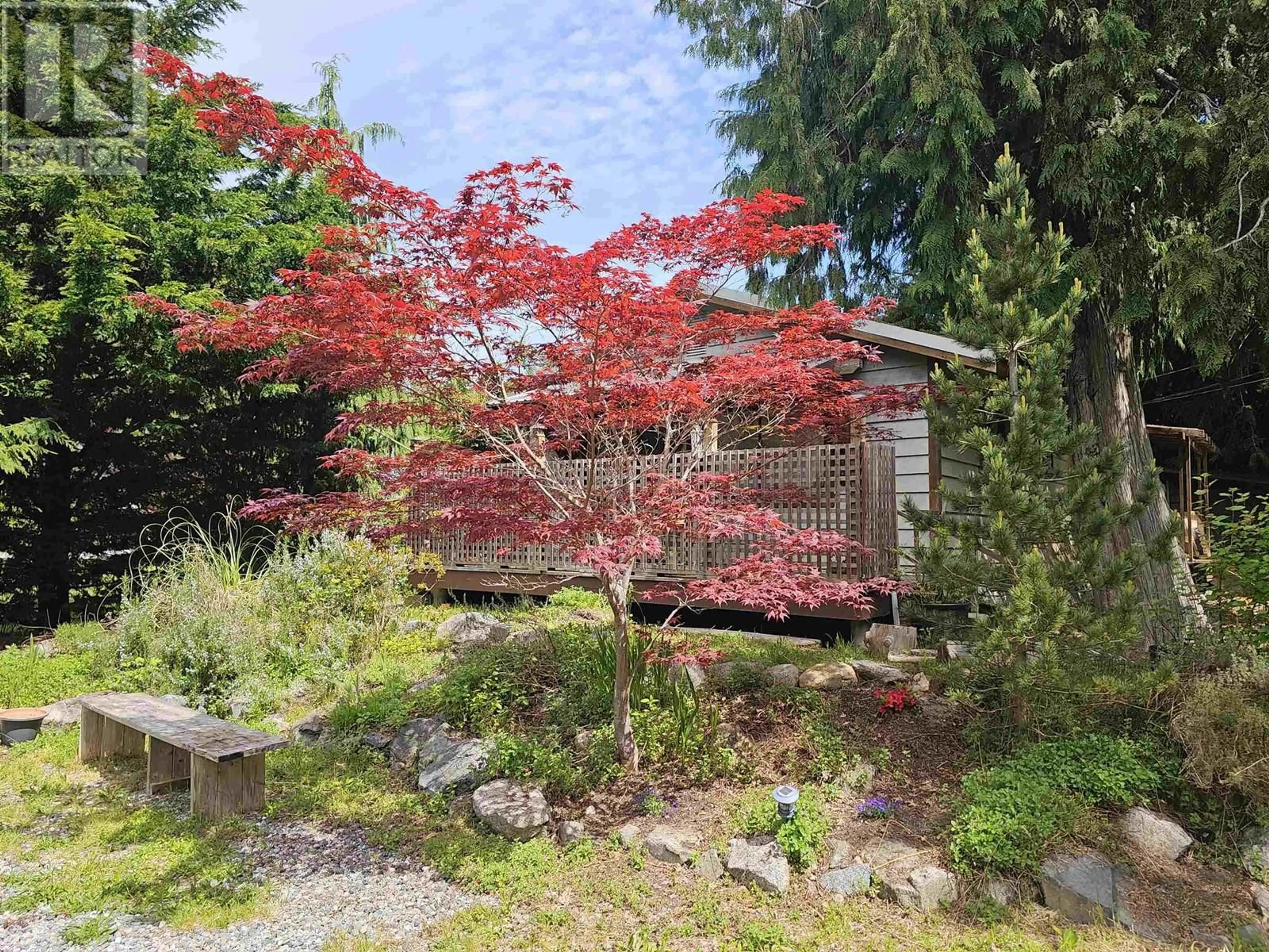 A pic from outside/outdoor area/front of a property/back of a property/a pic from drone, unknown for 12649 MERRILL CRESCENT, Sechelt British Columbia V0N2H1