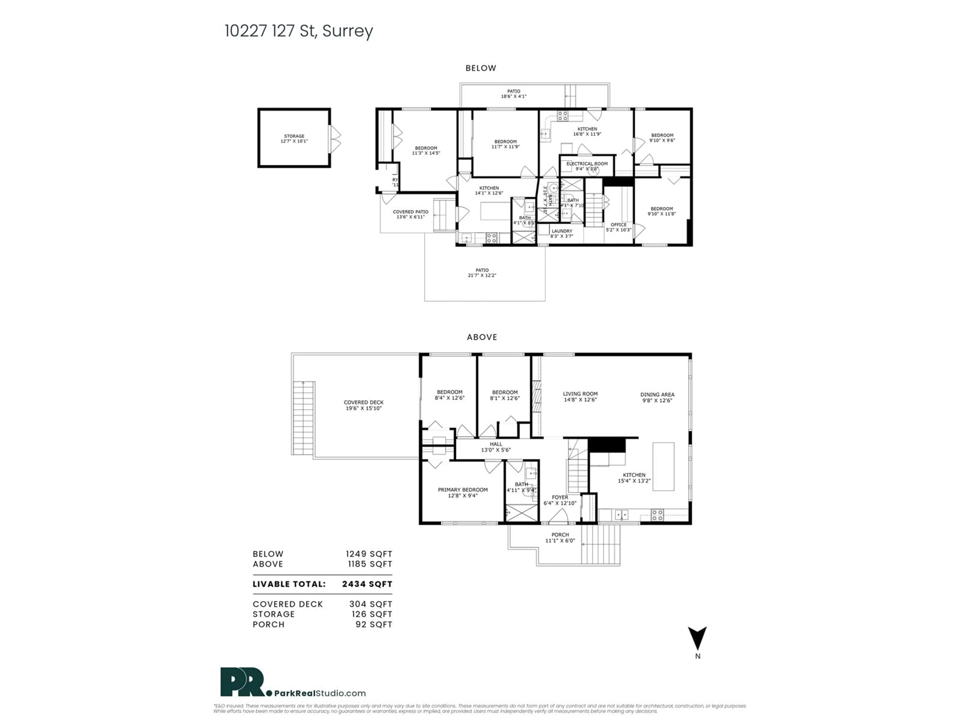 Floor plan for 10227 127, Surrey British Columbia V3V5J8