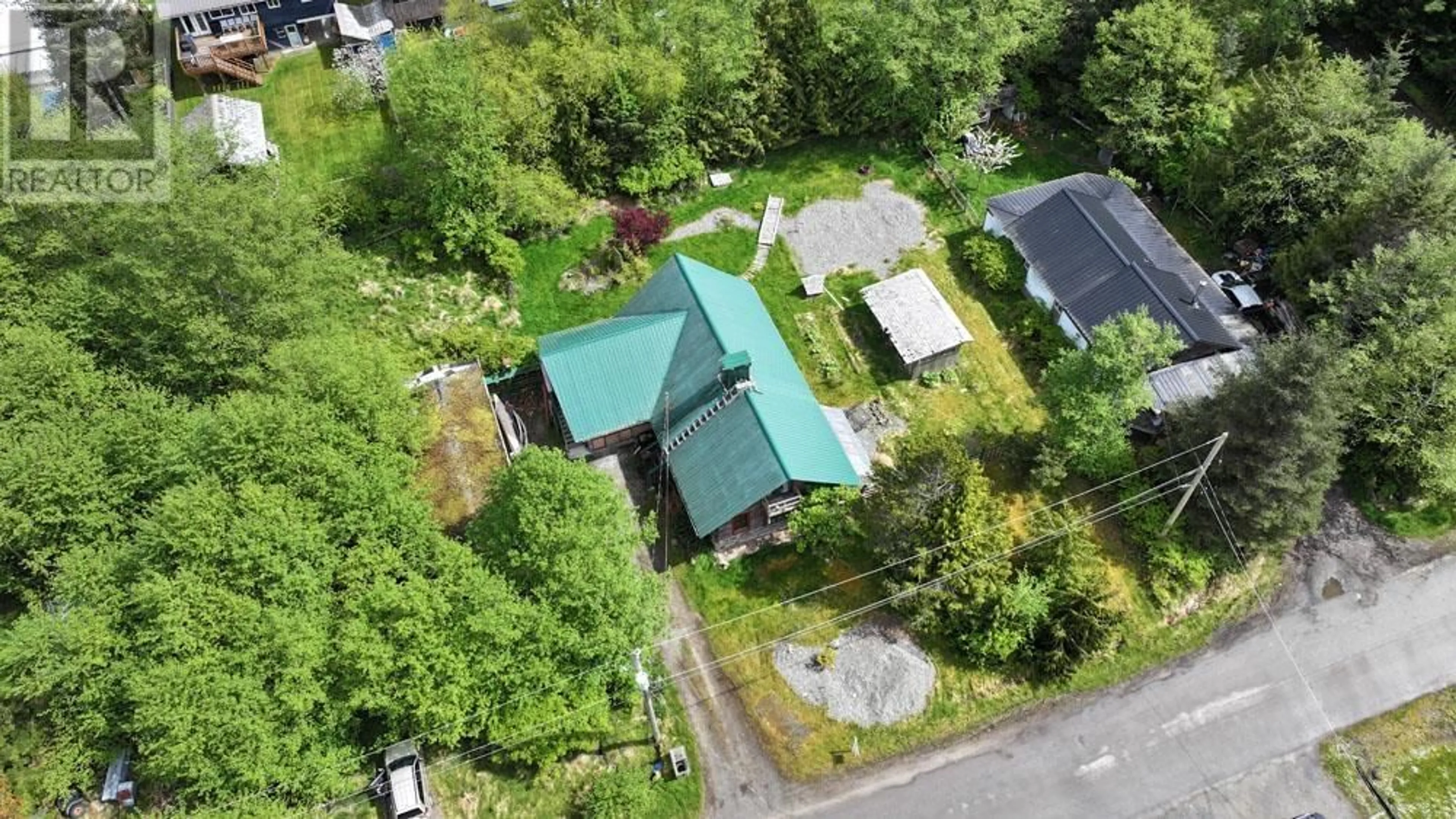 A pic from outside/outdoor area/front of a property/back of a property/a pic from drone, building for 49 YAKOUN STREET, Port Clements British Columbia V0T1R0