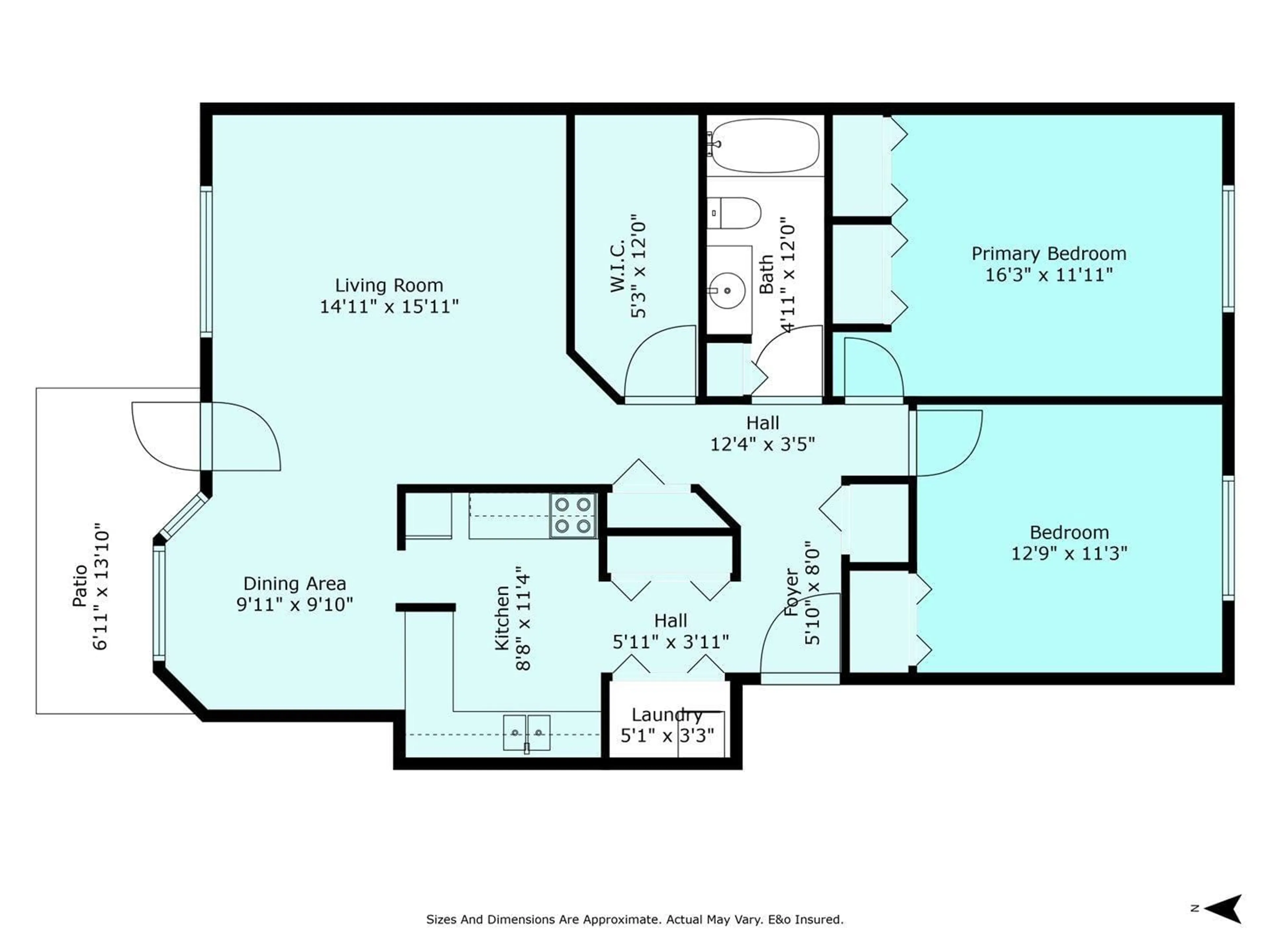Floor plan for 1 - 7455 HURON STREET, Chilliwack British Columbia V2R2R9