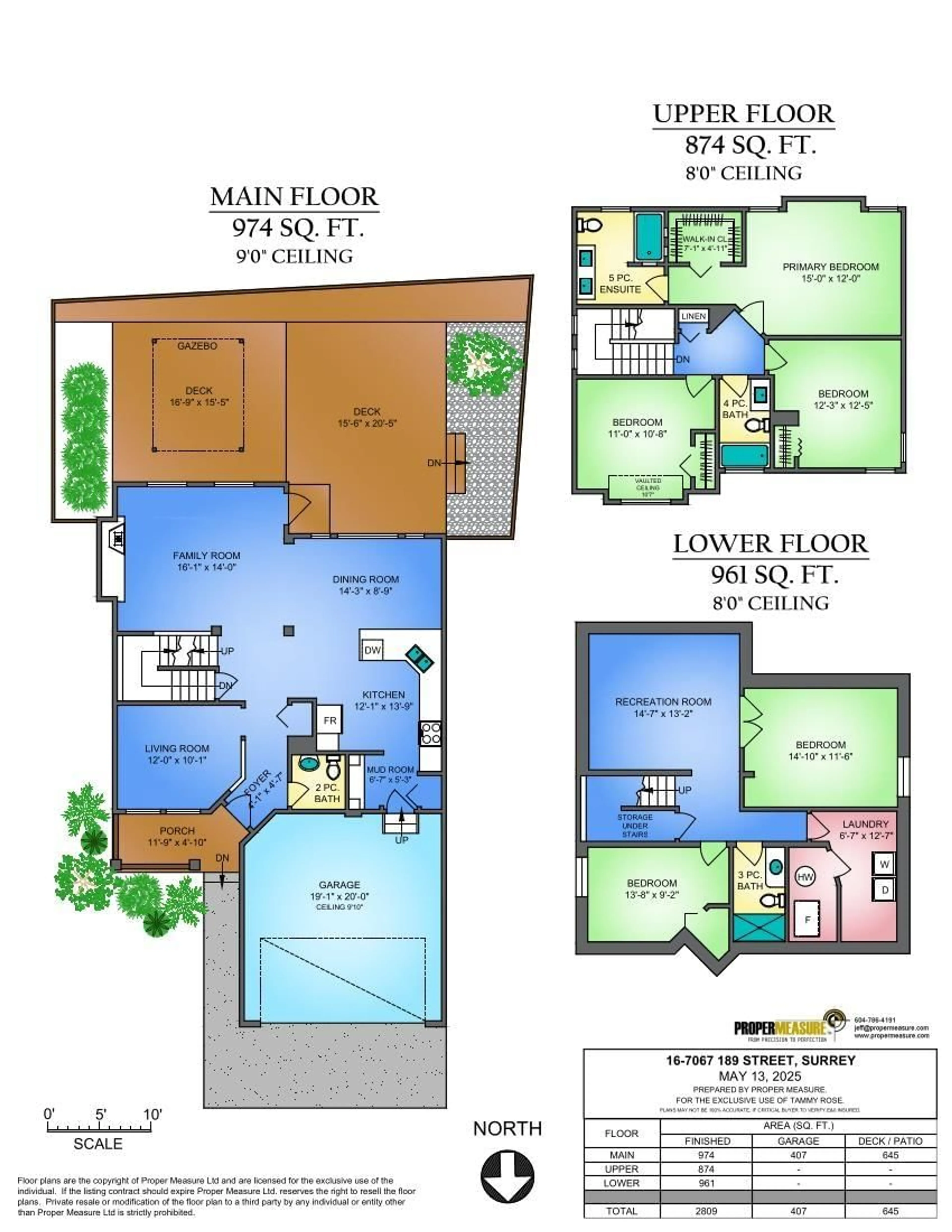 Floor plan for 16 - 7067 189, Surrey British Columbia V4N5M9