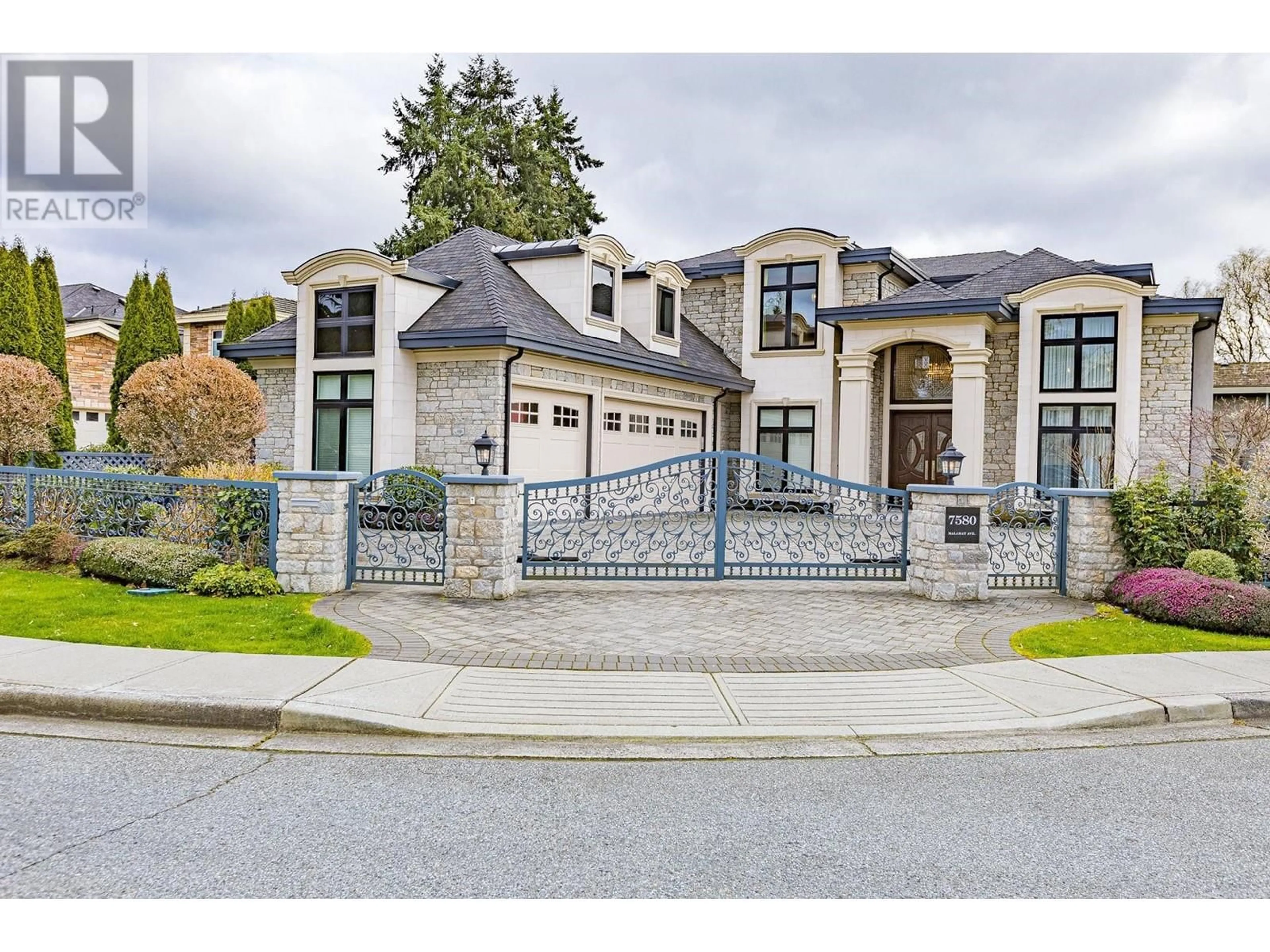 Home with brick exterior material, street for 7580 MALAHAT AVENUE, Richmond British Columbia V7A4G9