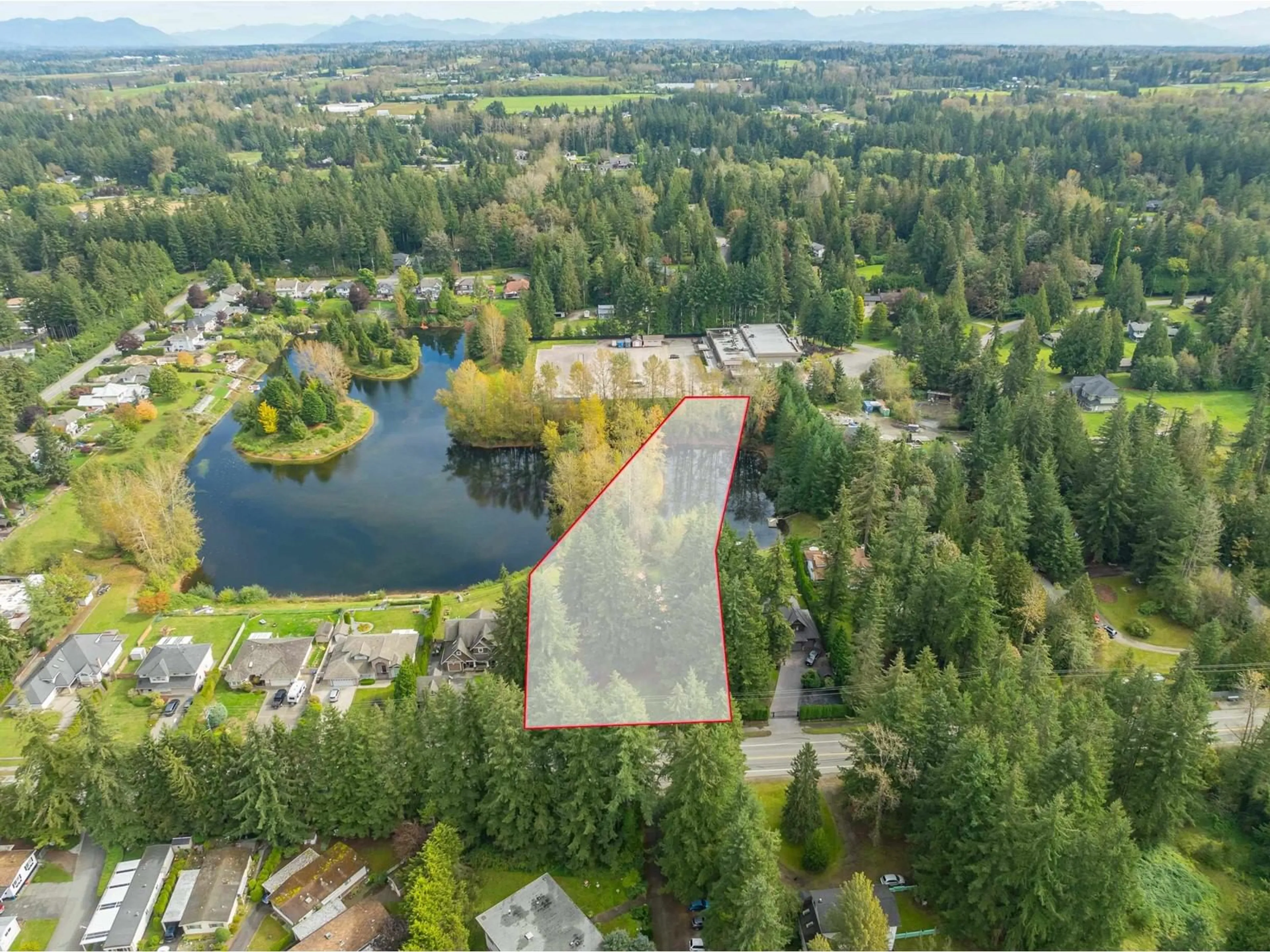 A pic from outside/outdoor area/front of a property/back of a property/a pic from drone, water/lake/river/ocean view for 2306 200, Langley British Columbia V2Z1W9