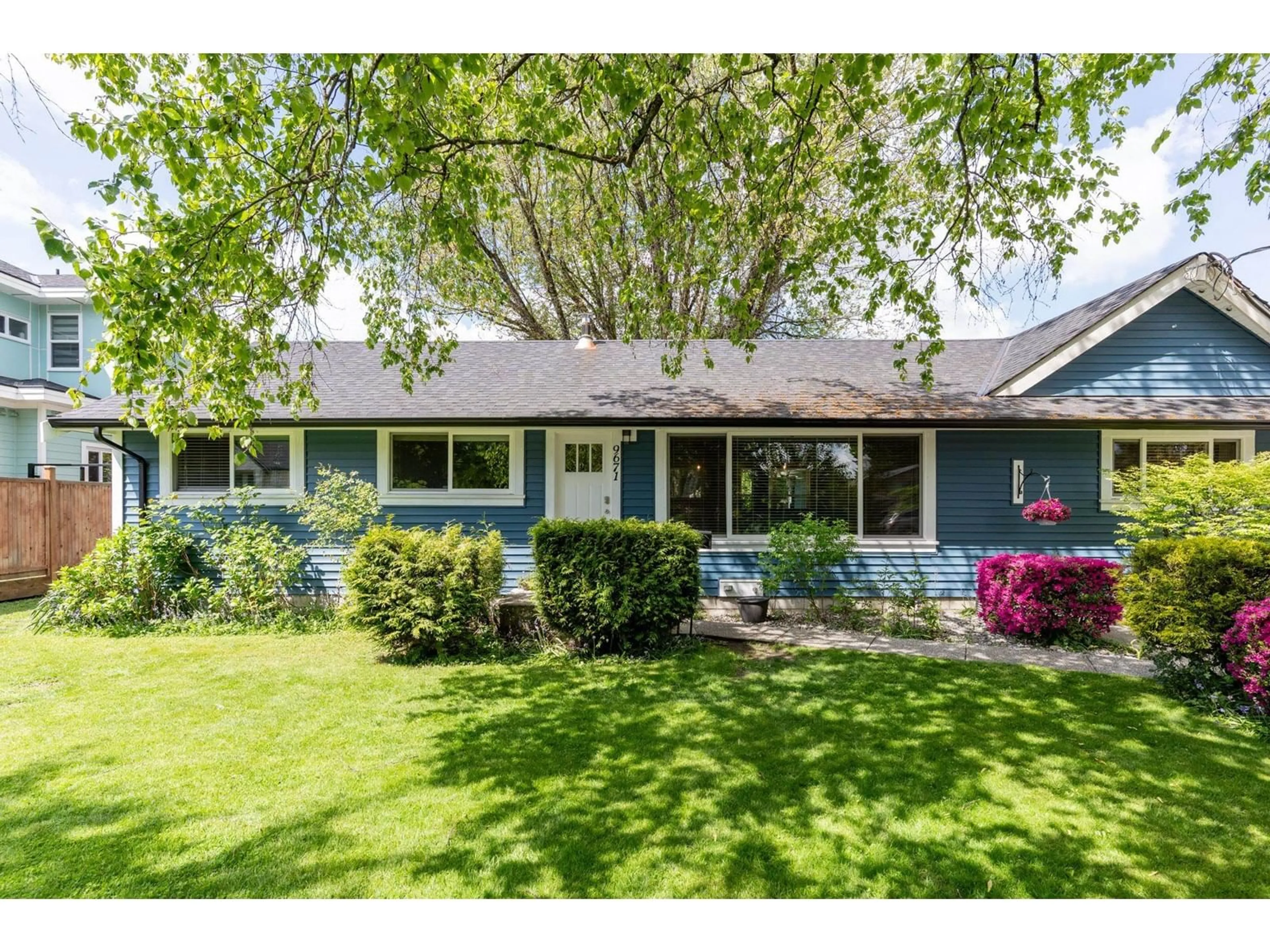 Home with vinyl exterior material, street for 9671 153 A, Surrey British Columbia V3R4J1