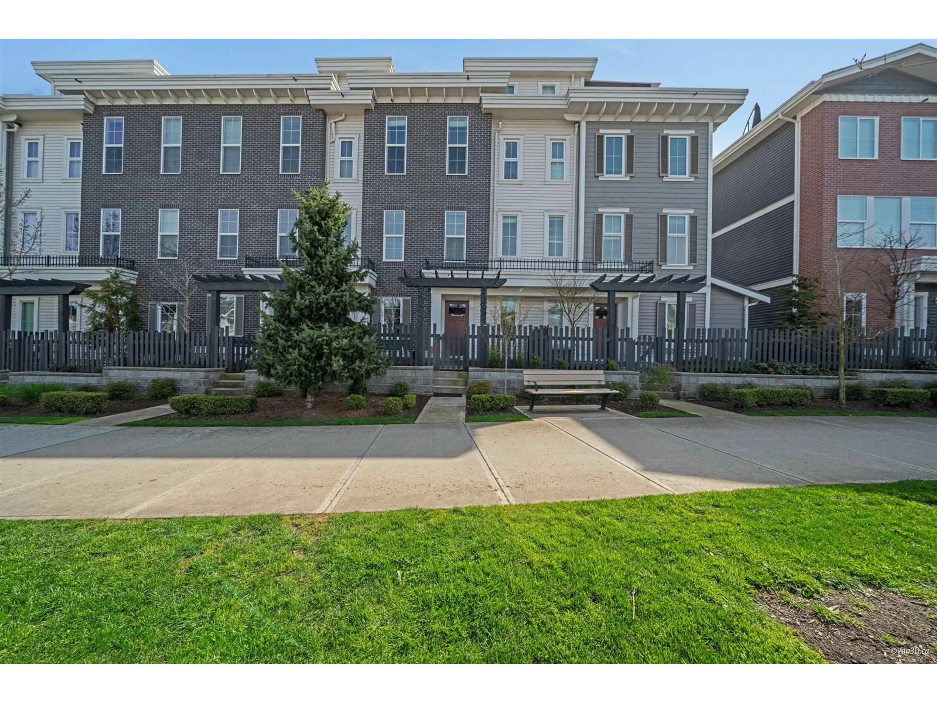 A pic from outside/outdoor area/front of a property/back of a property/a pic from drone, street for 59 - 8371 202B, Langley British Columbia V2Y4K6