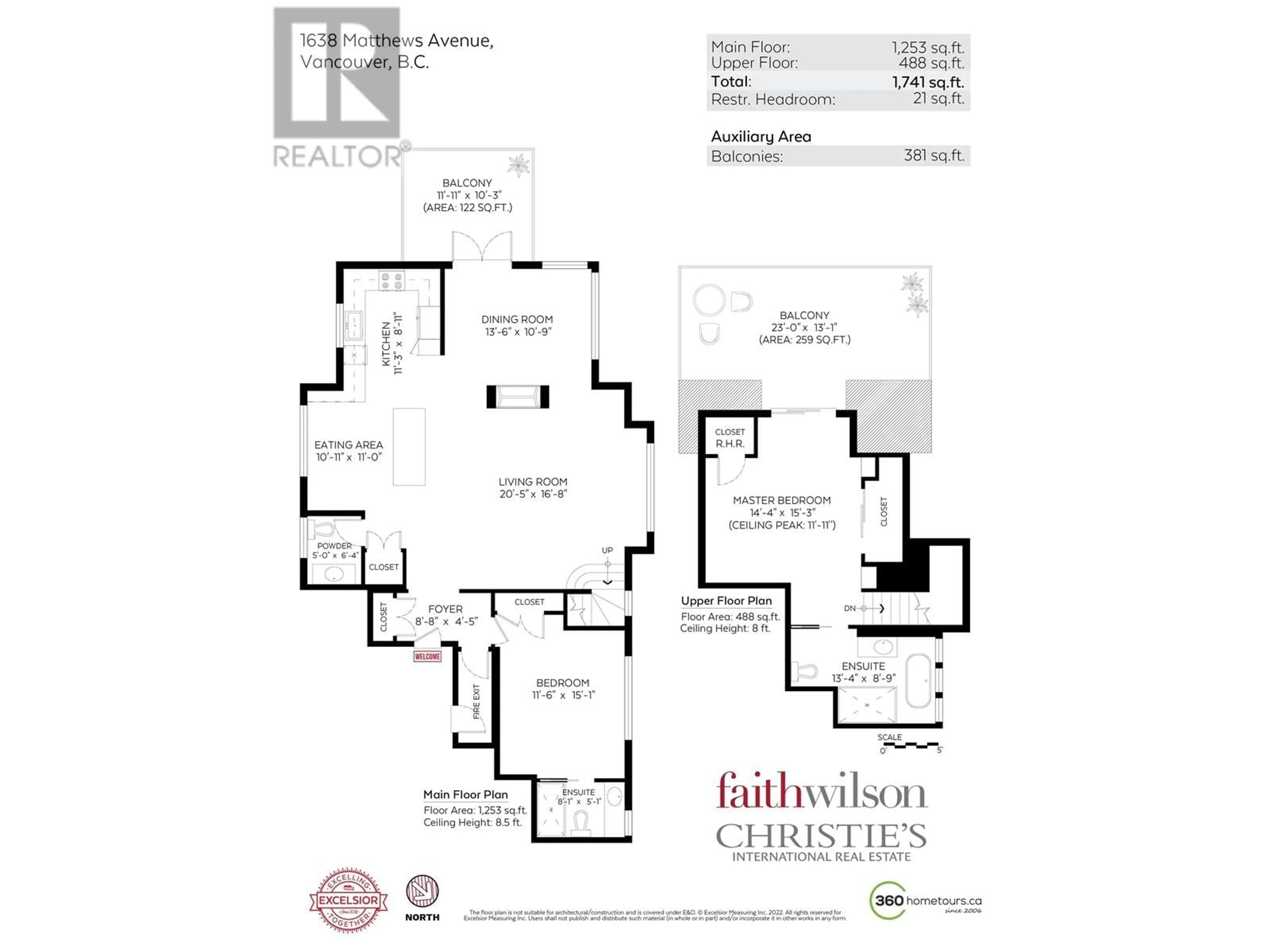 Floor plan for 1638 MATTHEWS AVENUE, Vancouver British Columbia V6J2T2