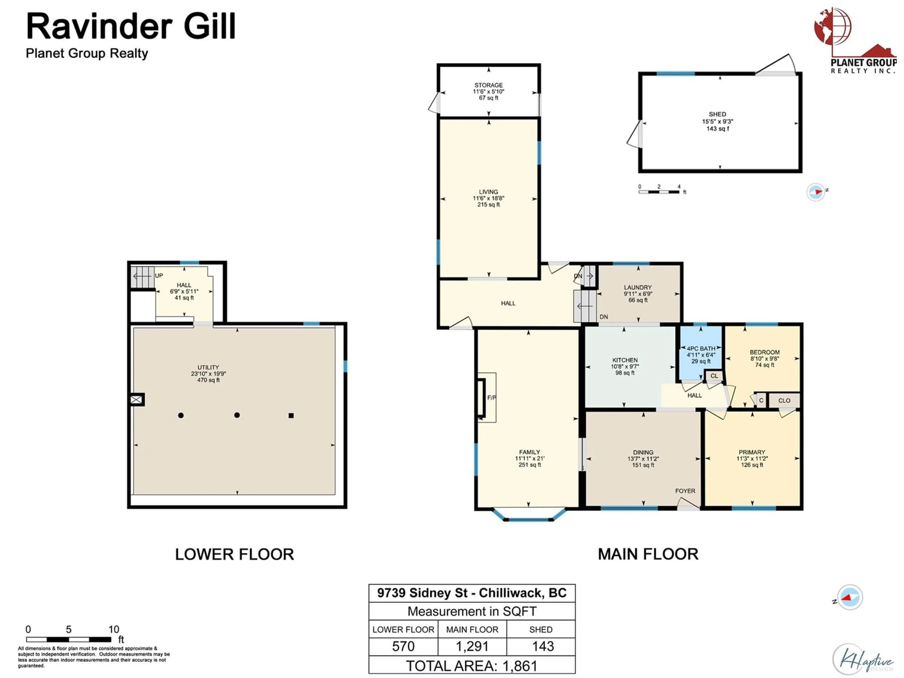 Floor plan for 9739 SIDNEY STREET, Chilliwack British Columbia V2P4G5