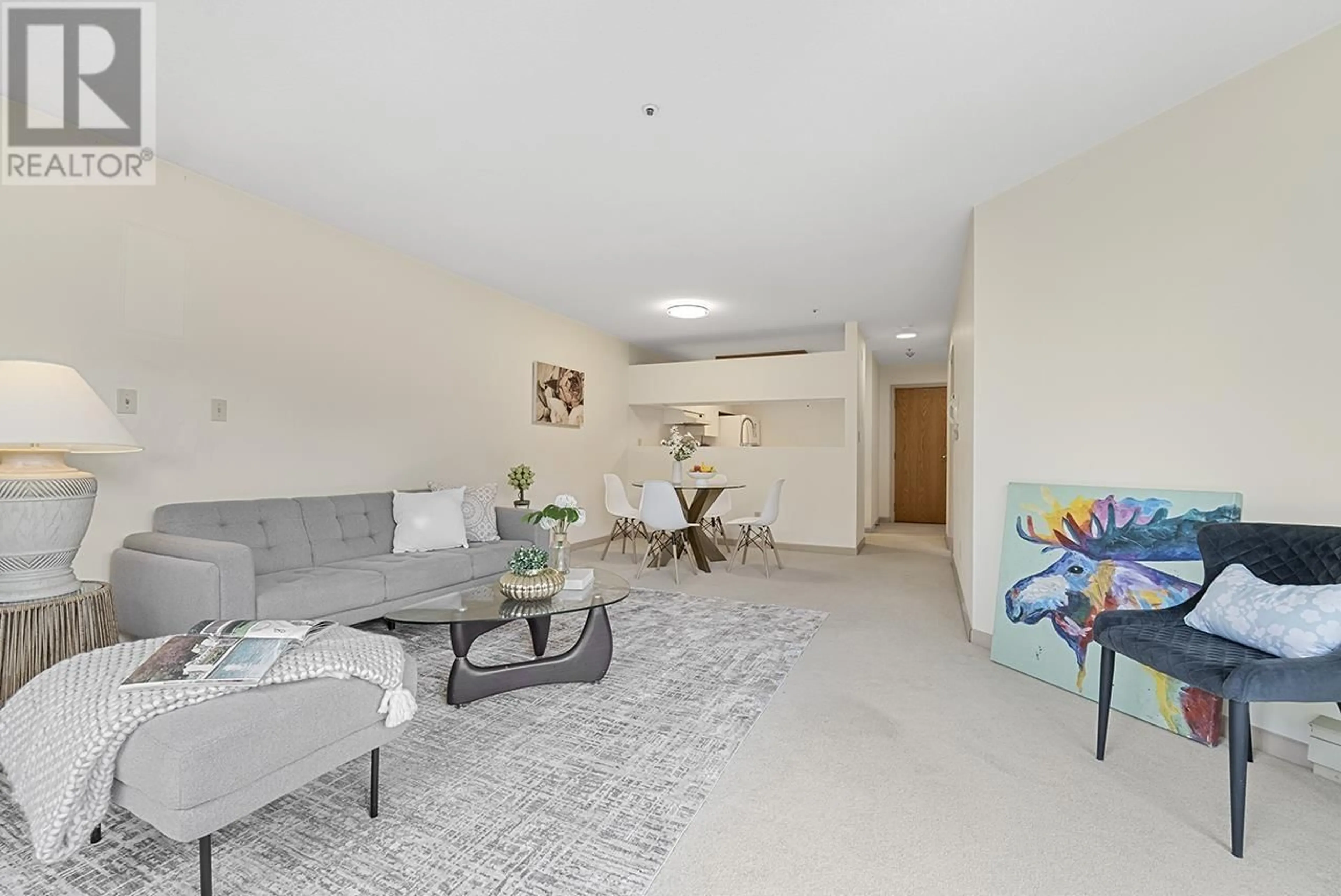Living room with furniture, unknown for 215 - 8651 ACKROYD ROAD, Richmond British Columbia V6X1B6
