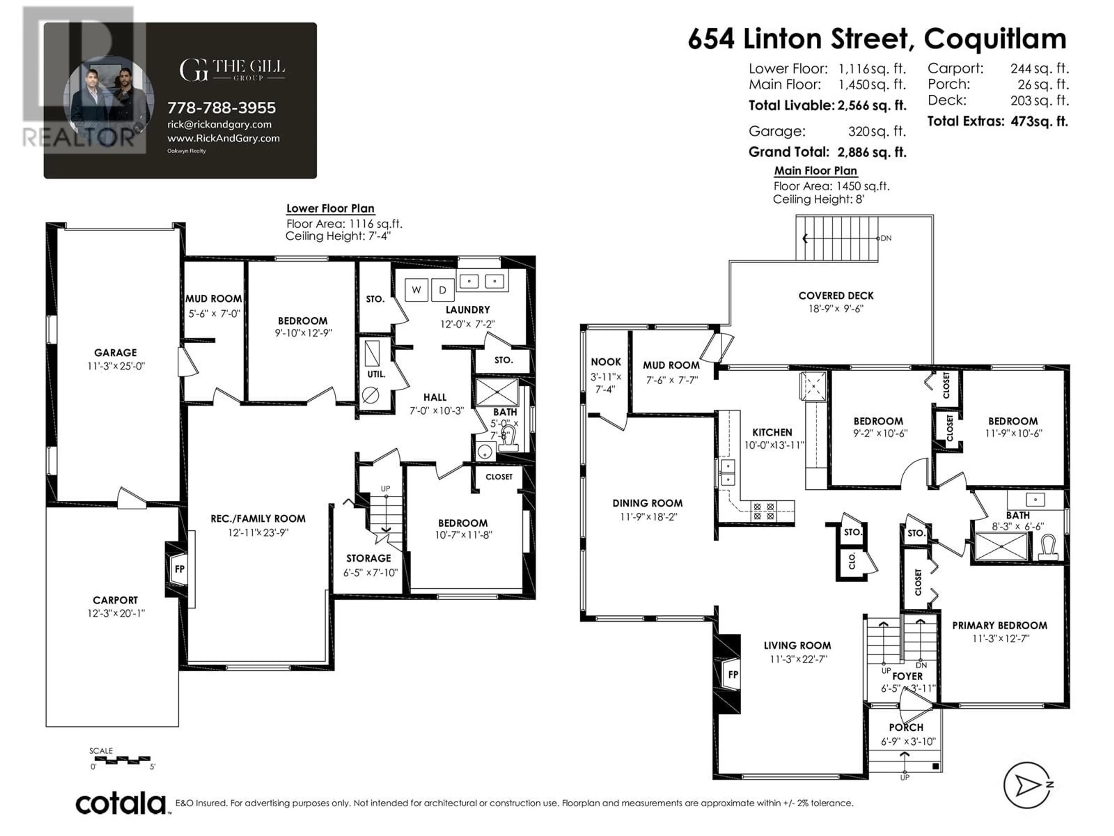 Floor plan for 654 LINTON STREET, Coquitlam British Columbia V3J6J9