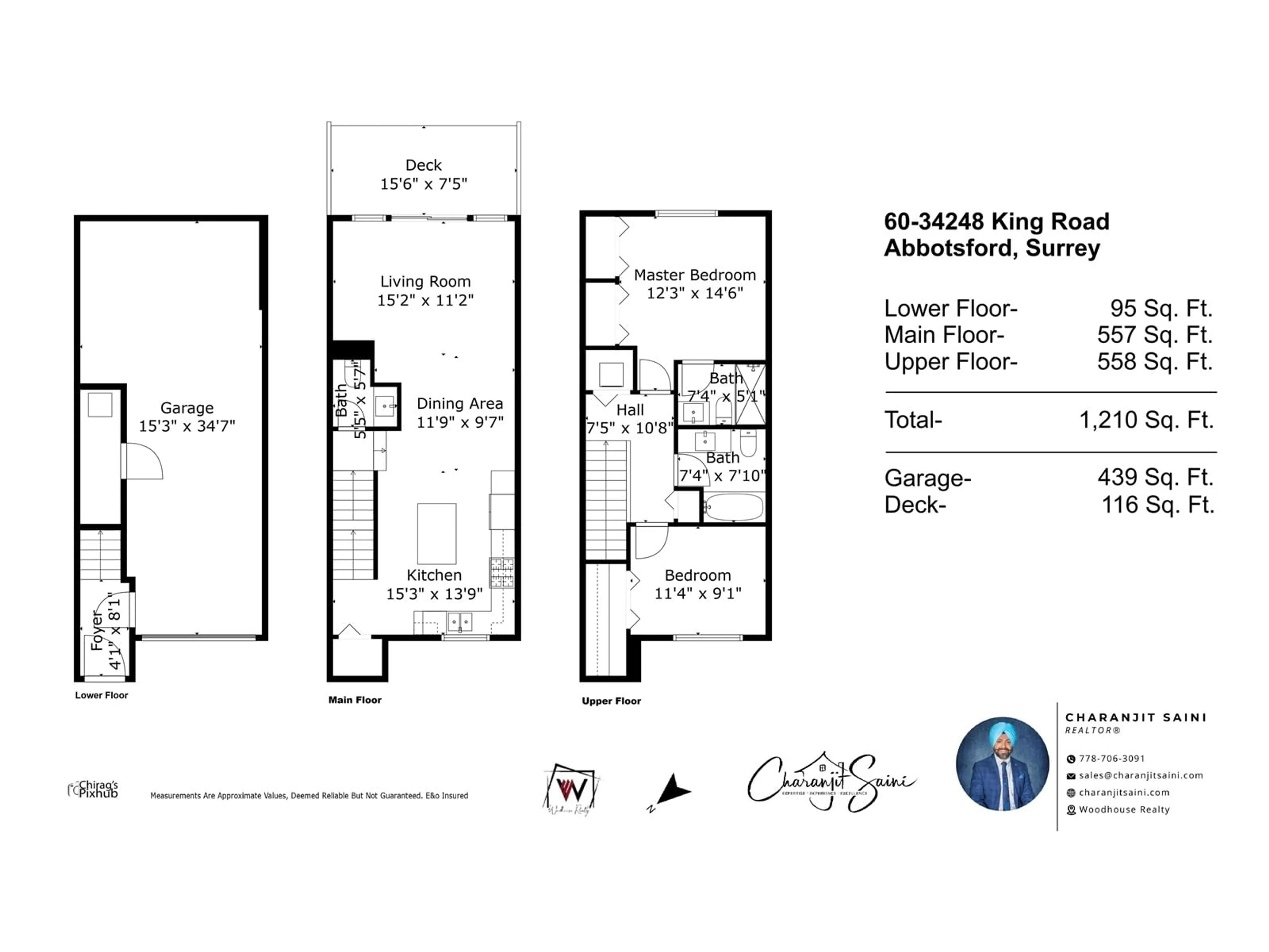 Floor plan for 60 - 34248 KING, Abbotsford British Columbia V2S0B1