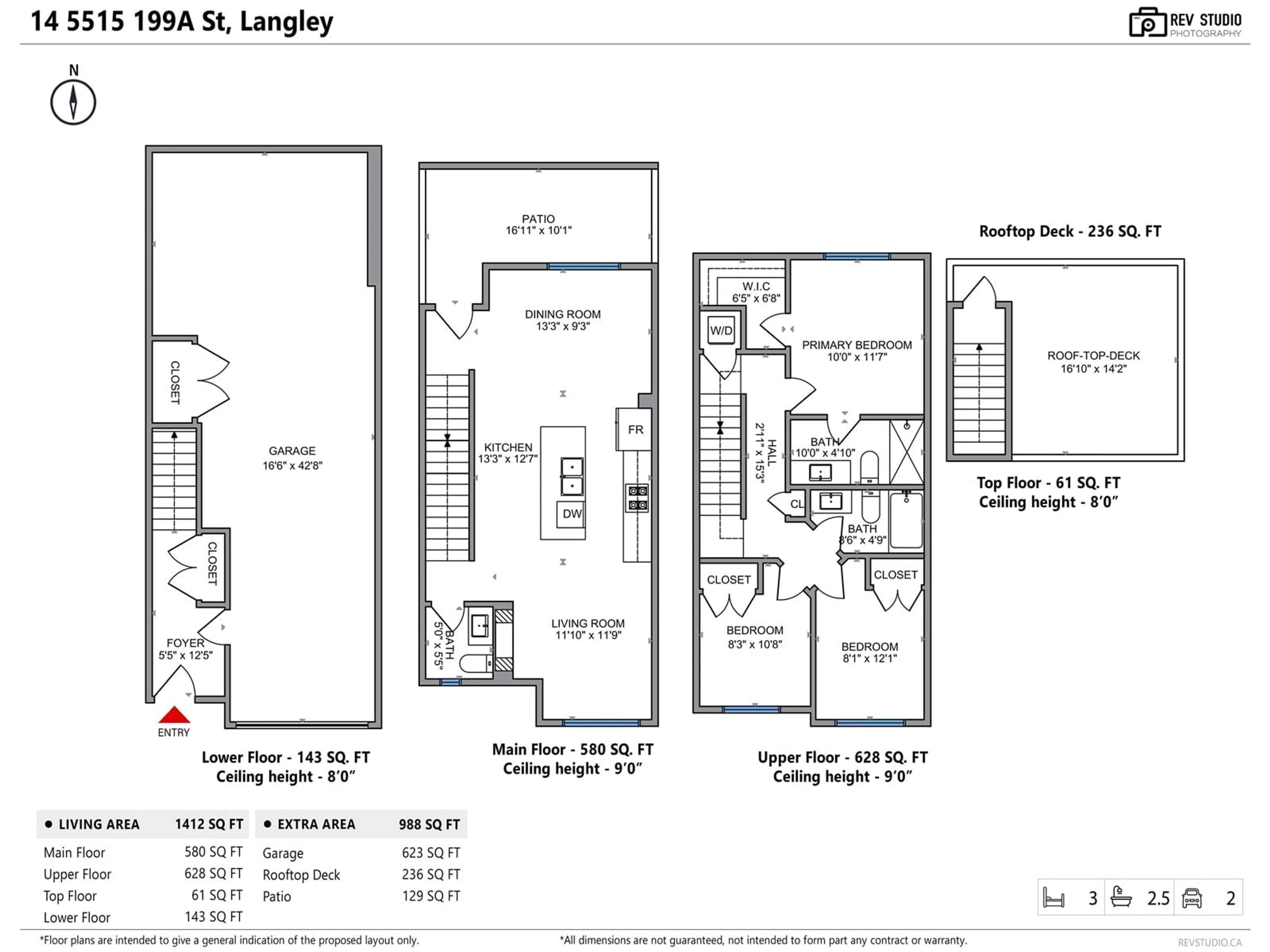 Floor plan for 14 - 5515 199A, Langley British Columbia V3A0L4