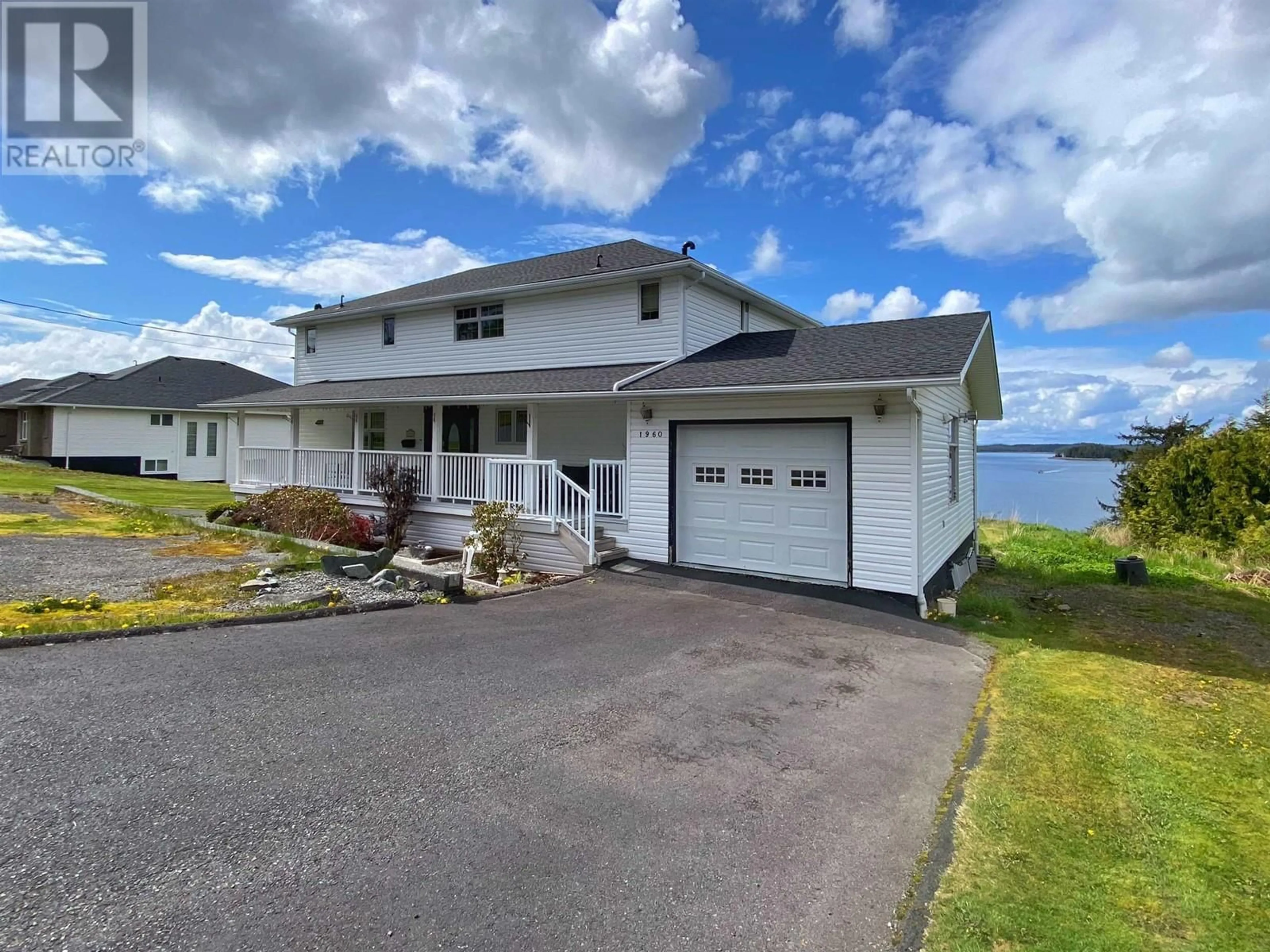 A pic from outside/outdoor area/front of a property/back of a property/a pic from drone, water/lake/river/ocean view for 1960 GRAHAM AVENUE, Prince Rupert British Columbia V8J1C8