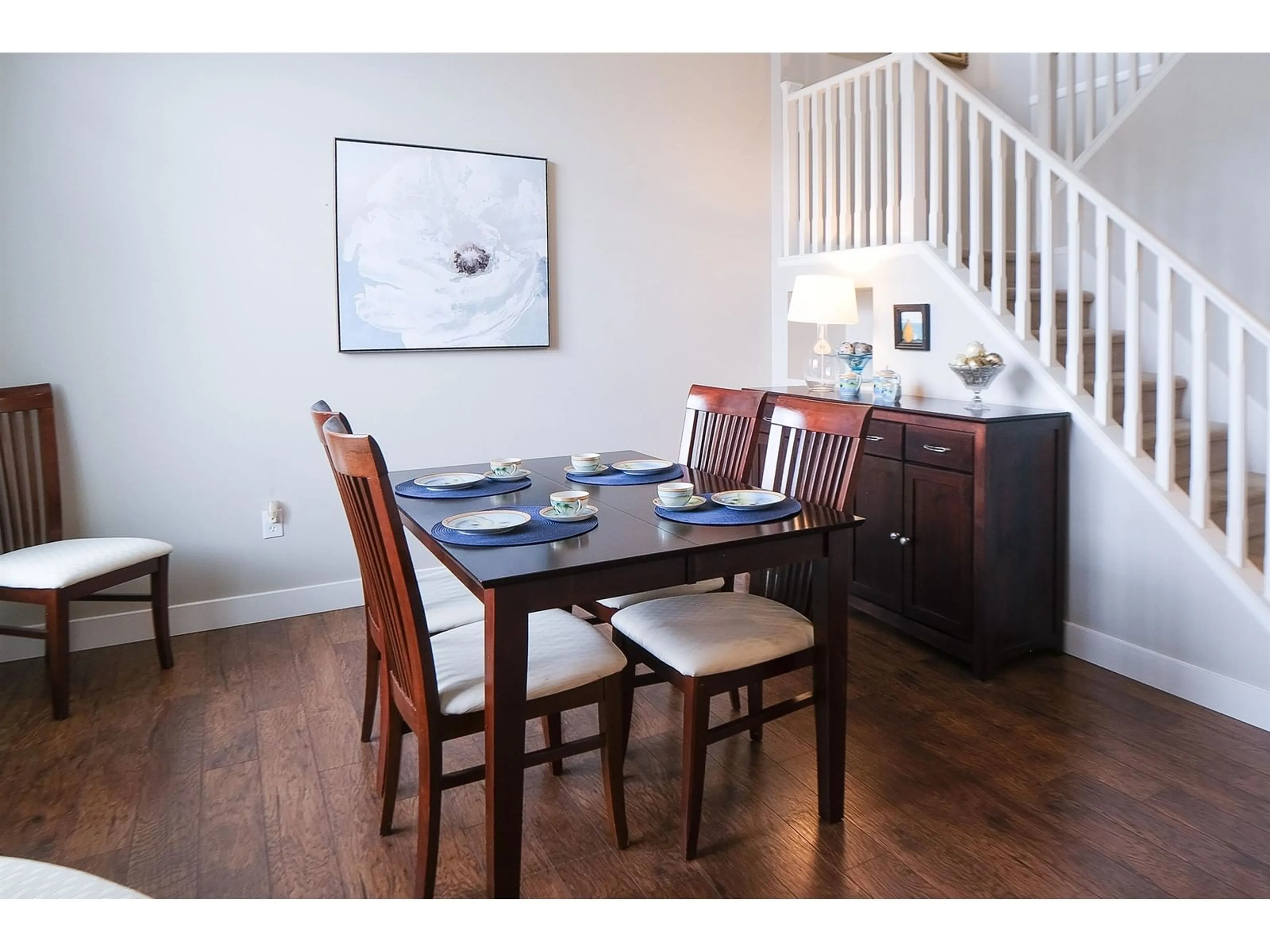 Dining room, wood/laminate floor for 4 - 20292 96, Langley British Columbia V1M4B6