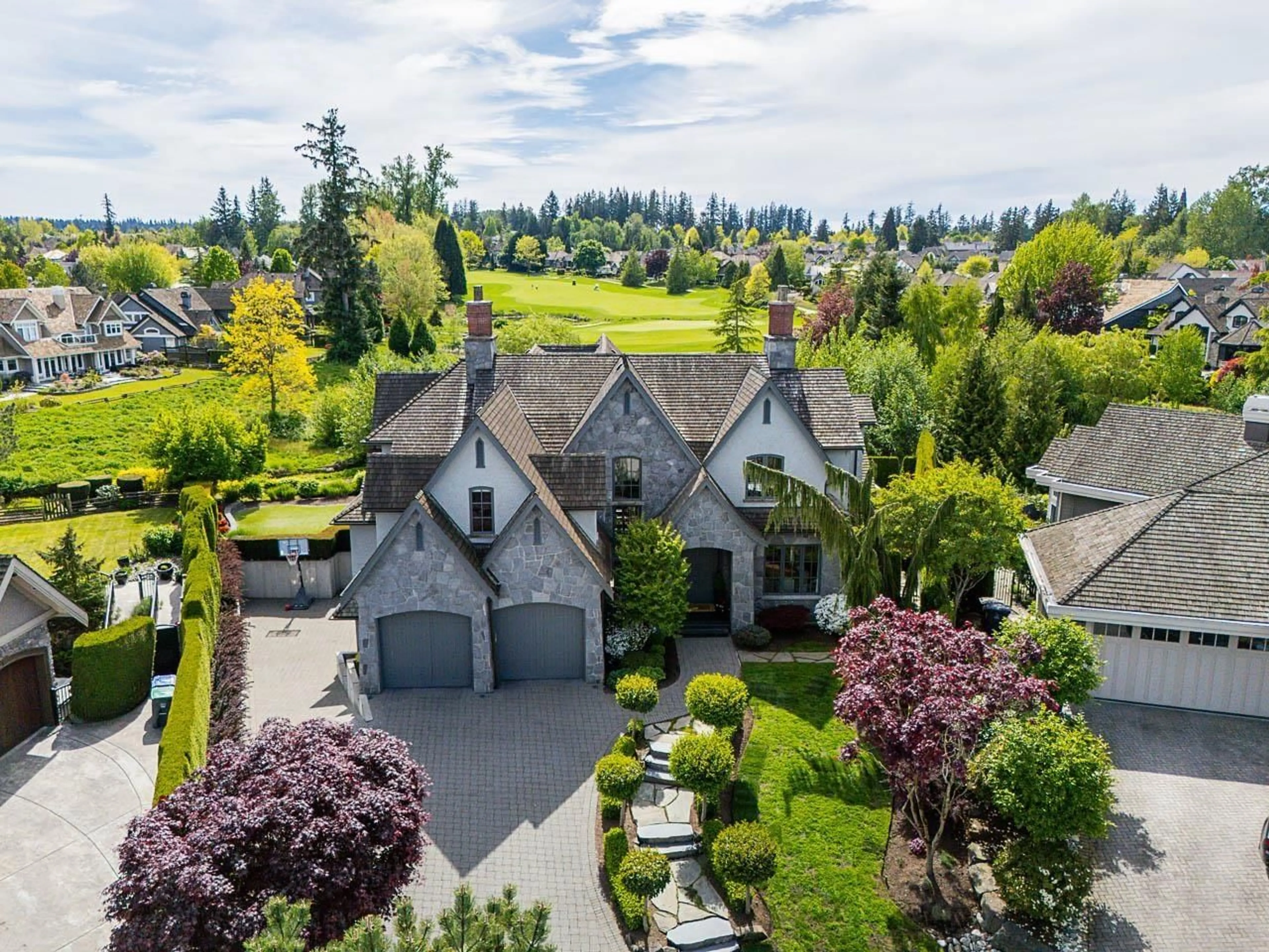 A pic from outside/outdoor area/front of a property/back of a property/a pic from drone, street for 3905 159, Surrey British Columbia V3Z0Y3
