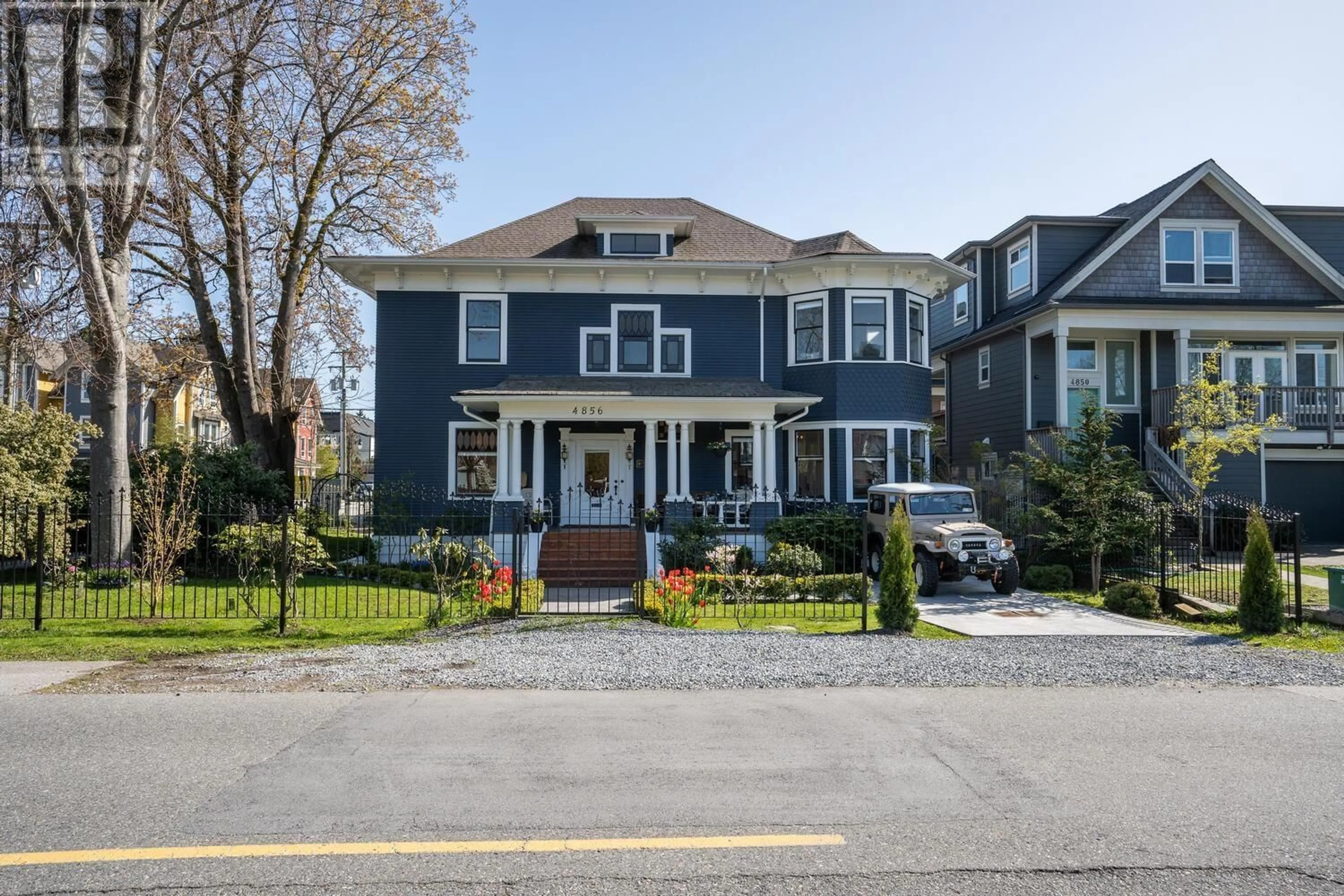 Home with brick exterior material, street for 4856 48 AVENUE, Delta British Columbia V4K1V1